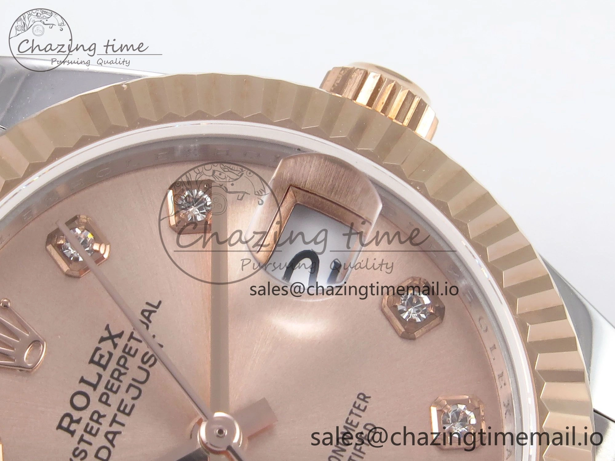 DateJust 31 278271 SS RG GMF 1:1 Best Edition 904L Steel RG Diamonds Dial on Jubilee Bracelet A TimelessDesign 1173