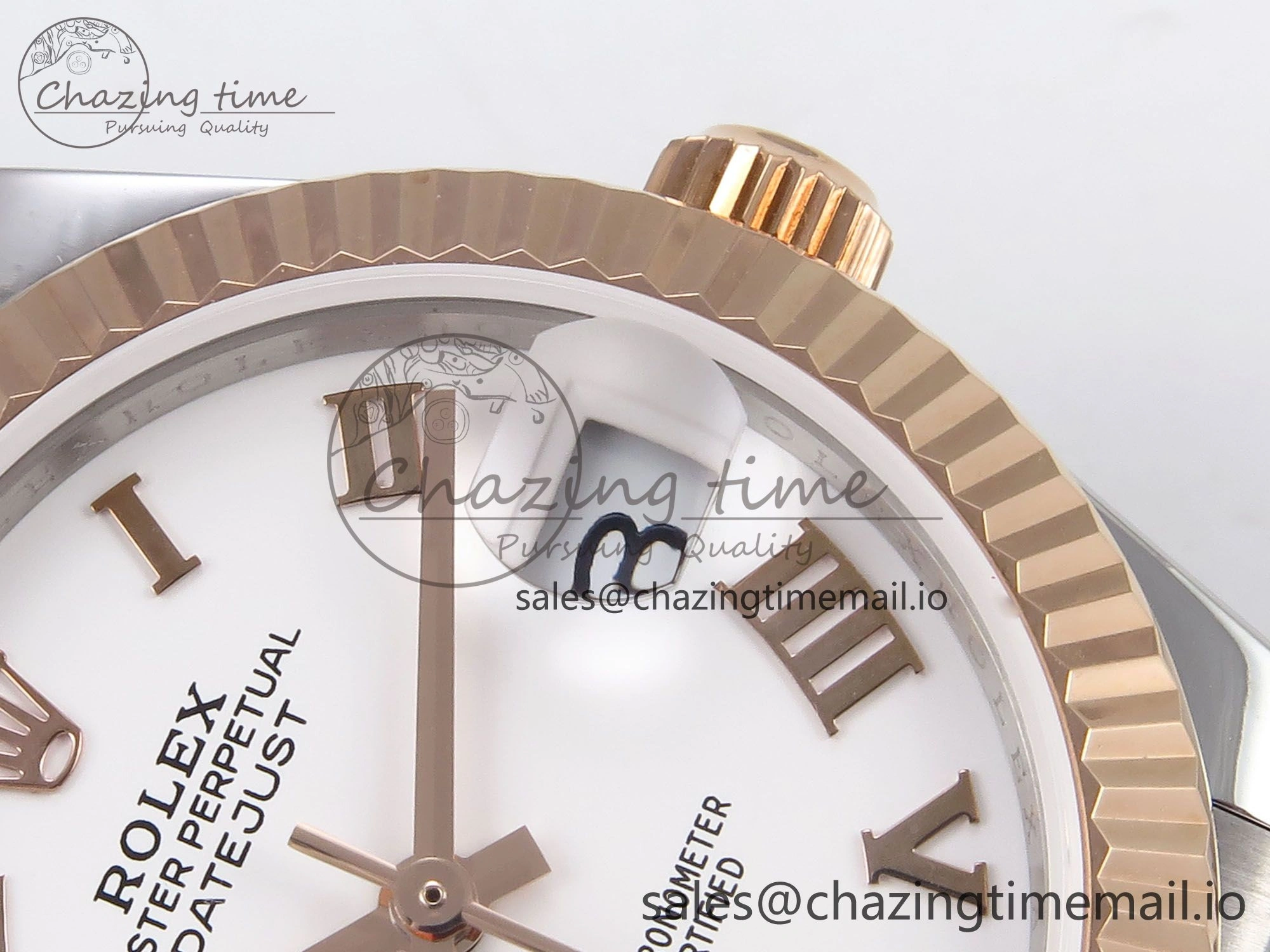 DateJust 31 278271 SS RG GMF 1:1 Best Edition 904L Steel RG Roman Dial on Jubilee Bracelet A Lightweight 1170