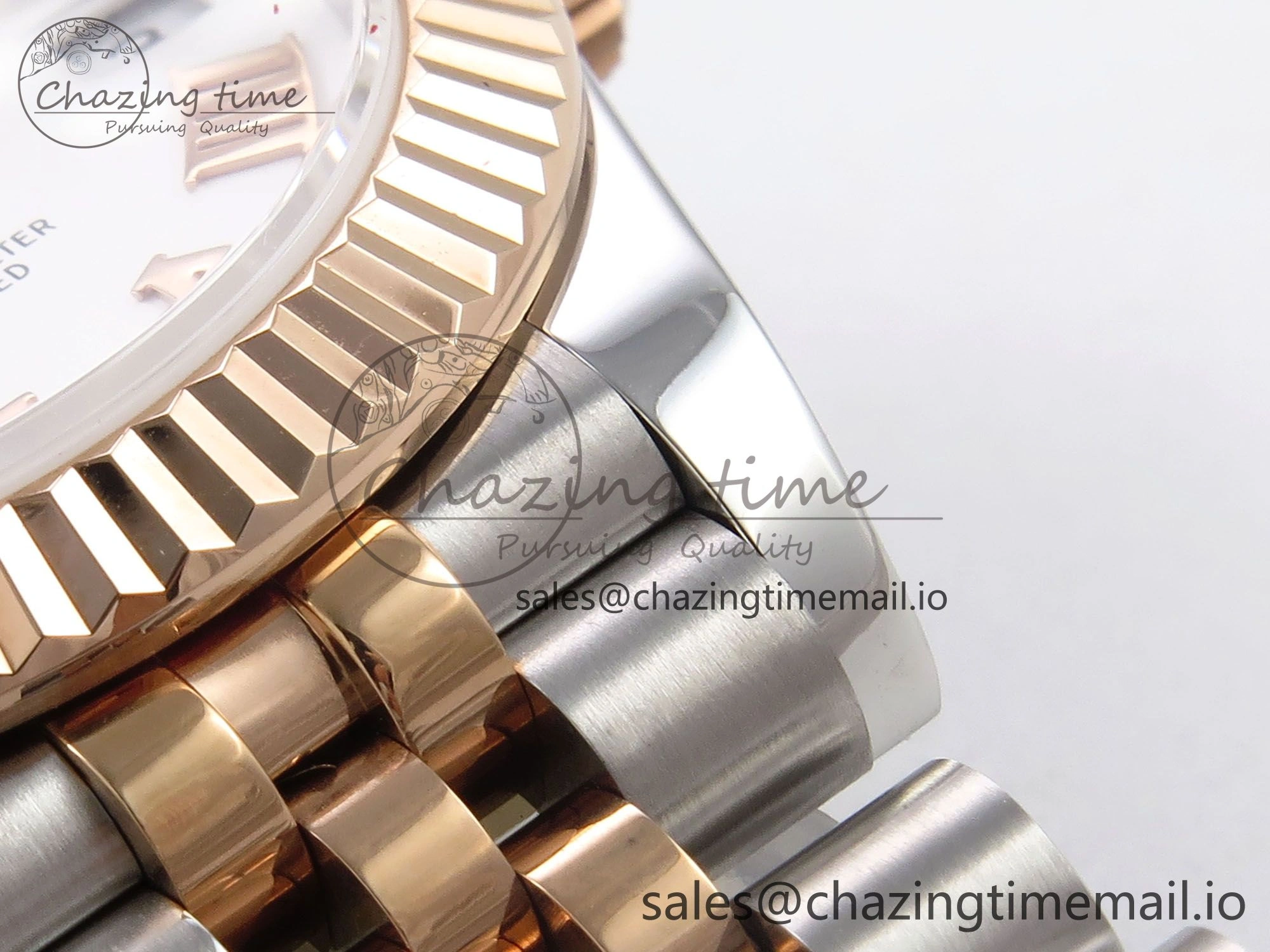 DateJust 31 278271 SS RG GMF 1:1 Best Edition 904L Steel RG Roman Dial on Jubilee Bracelet A Lightweight 1170