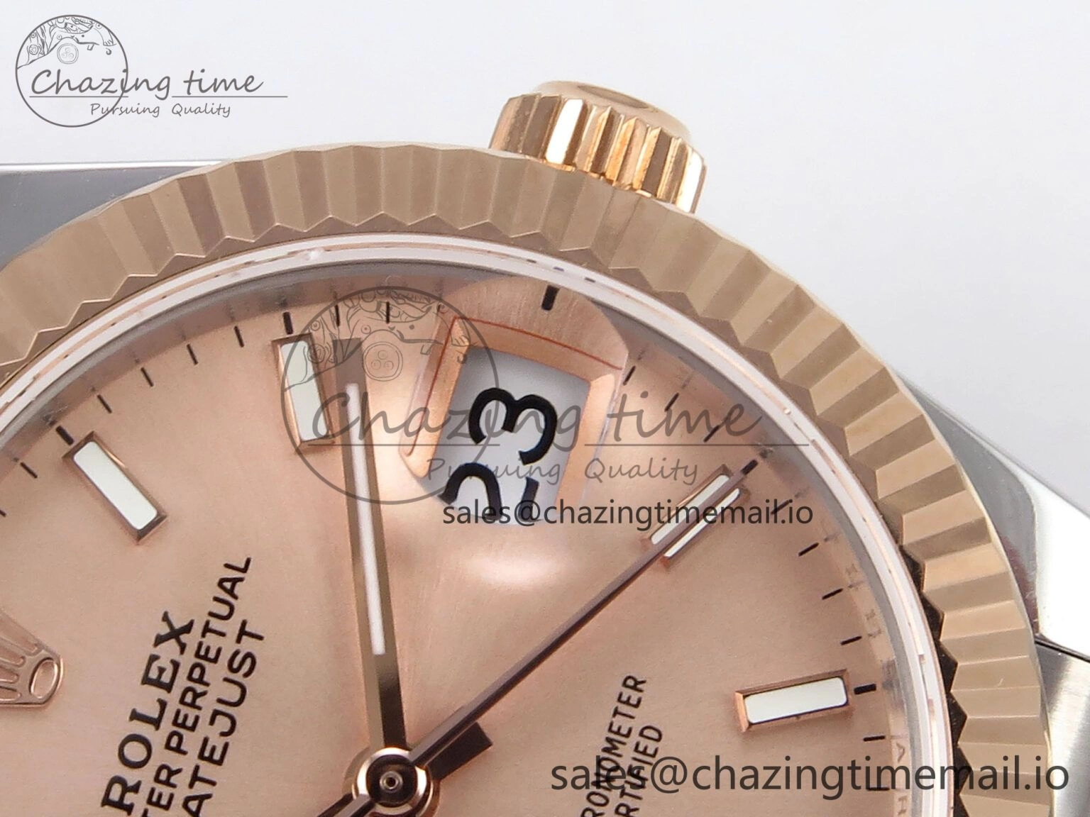 DateJust 31 278271 SS RG GMF 1:1 Best Edition 904L Steel RG Stick Dial on Jubilee Bracelet A Supportive 1169