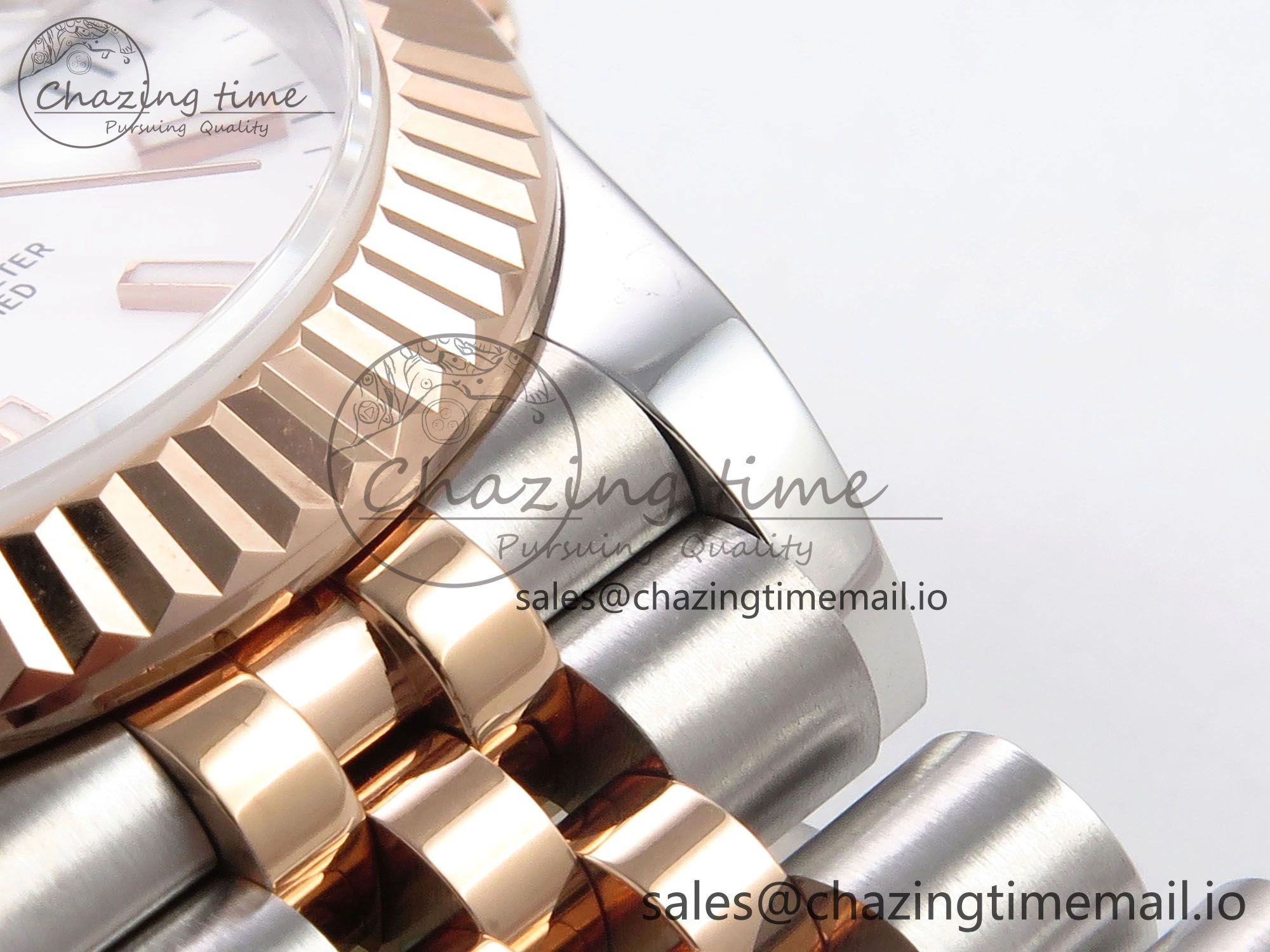 DateJust 31 278271 SS RG GMF 1:1 Best Edition 904L Steel White Stick Dial on Jubilee Bracelet A Packable 1168