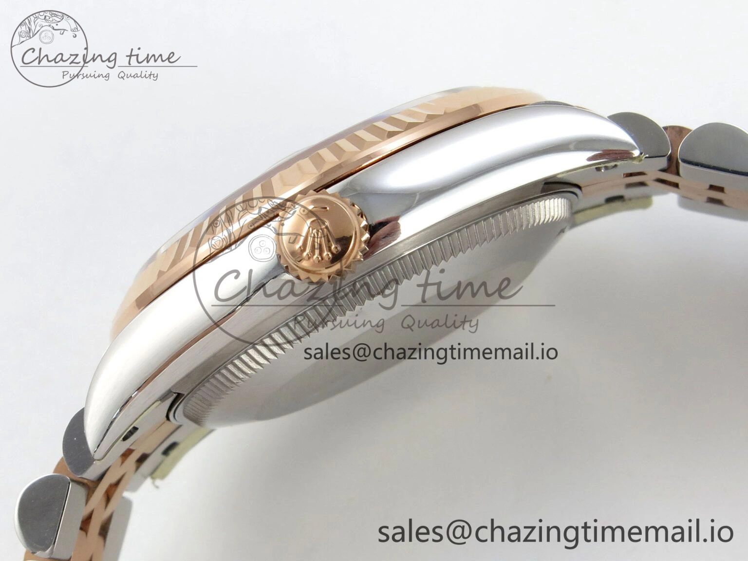 DateJust 31 278271 THBF 1:1 Best Edition 904L Steel Brown Roman Diamonds Dial on SS RG Jubilee Bracelet HZ Cal. MultiPurpose 34