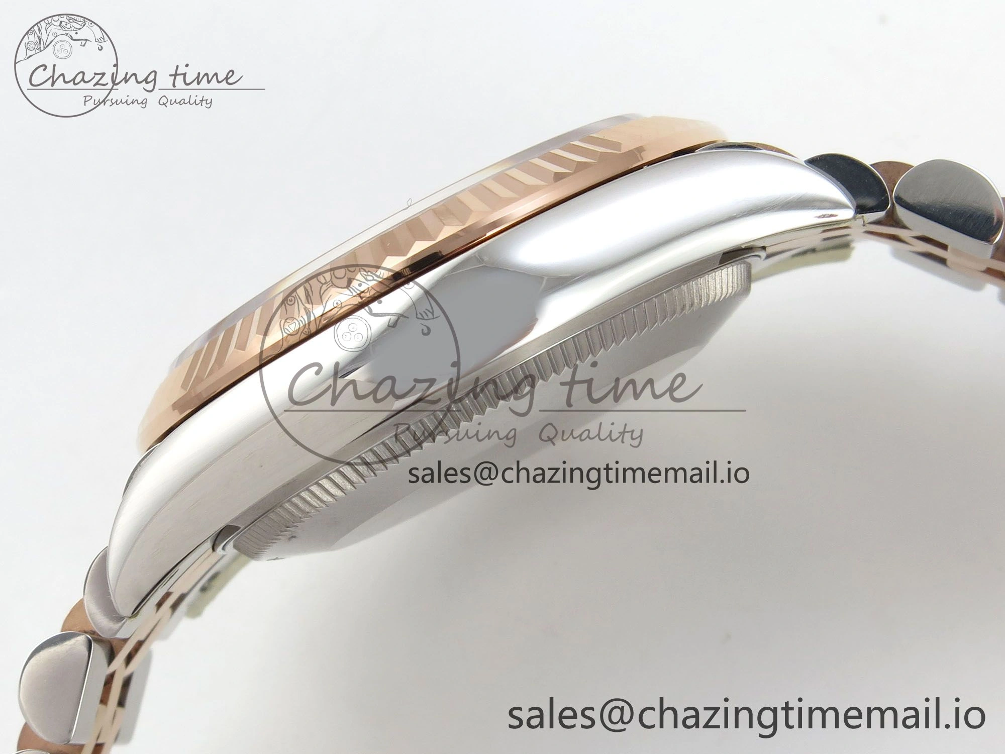 DateJust 31 278271 THBF 1:1 Best Edition 904L Steel Brown Roman Diamonds Dial on SS RG Jubilee Bracelet HZ Cal. MultiPurpose 34