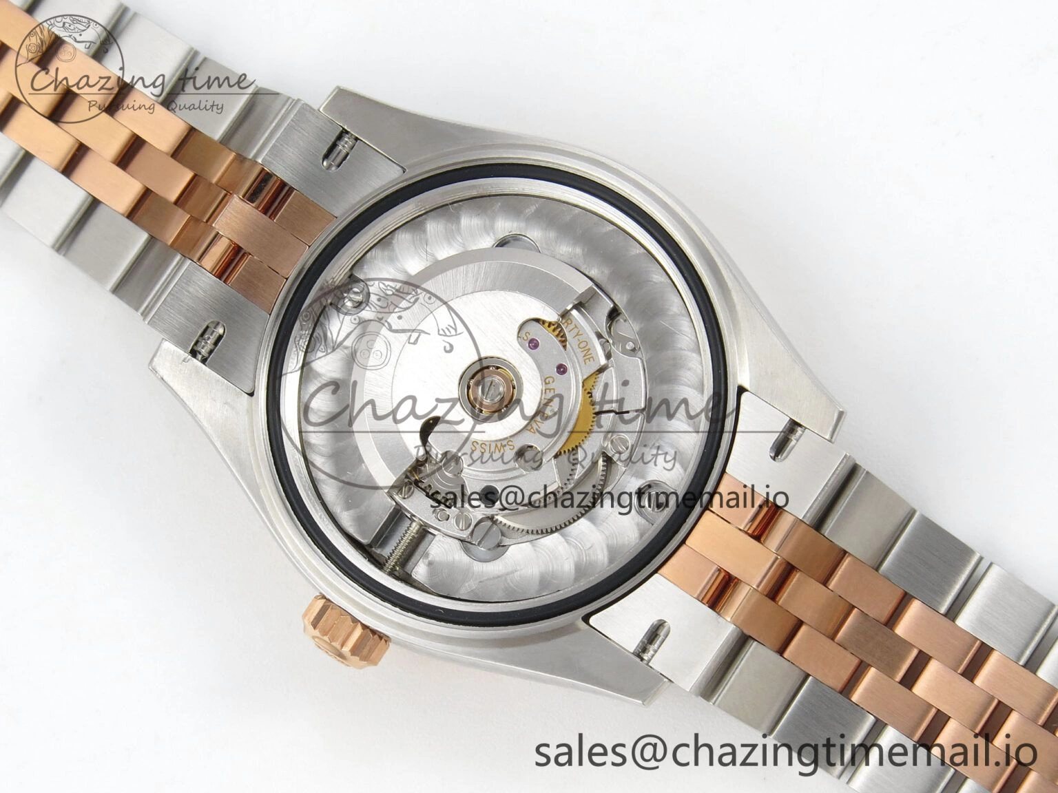 DateJust 31 278271 THBF 1:1 Best Edition 904L Steel Brown Roman Diamonds Dial on SS RG Jubilee Bracelet HZ Cal. MultiPurpose 34