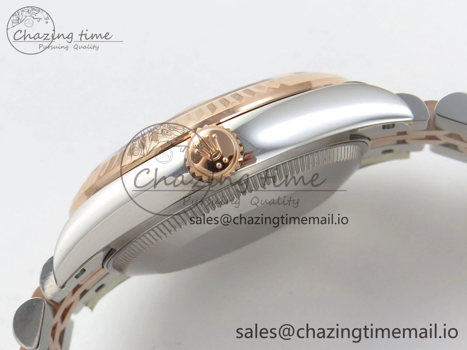 Bold DateJust 31 278271 THBF 1:1 Best Edition 904L Steel Gray Diamonds Dial Stick Marker on SS RG Jubilee Bracelet HZ Cal. 29