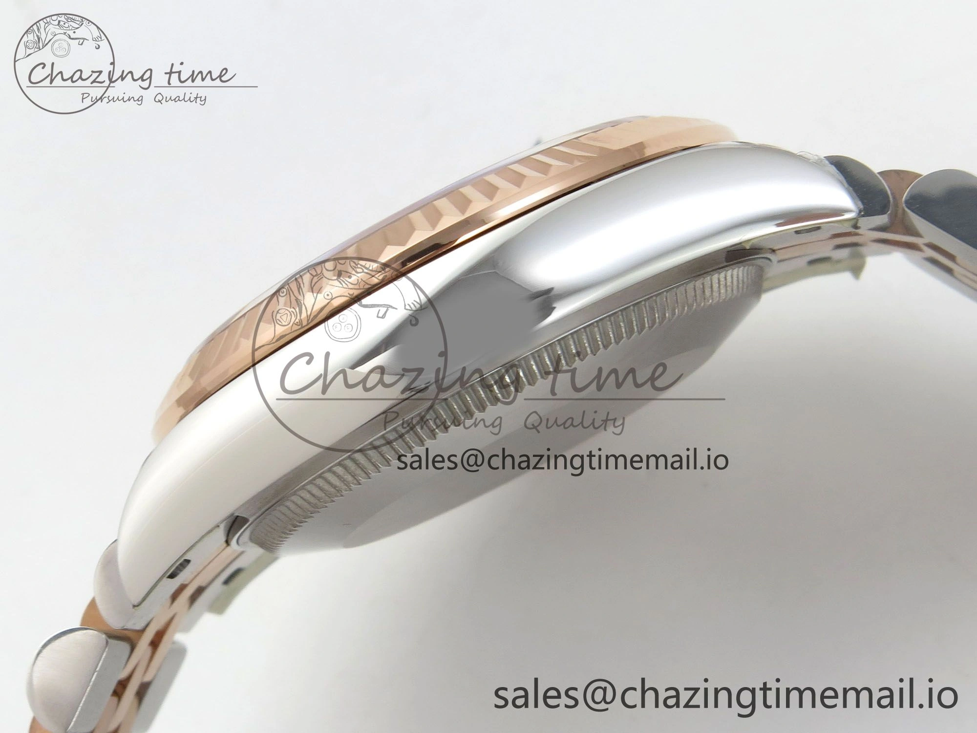 Bold DateJust 31 278271 THBF 1:1 Best Edition 904L Steel Gray Diamonds Dial Stick Marker on SS RG Jubilee Bracelet HZ Cal. 29