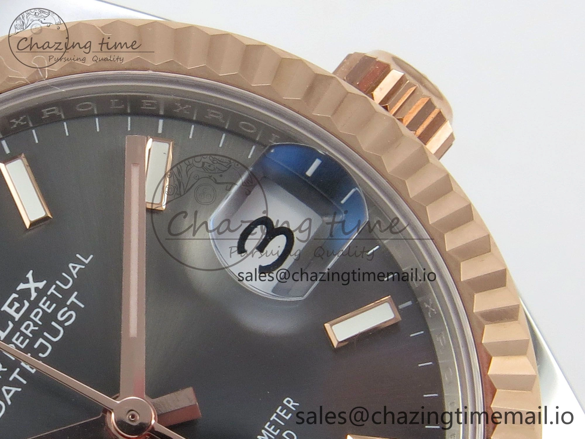 Bold DateJust 31 278271 THBF 1:1 Best Edition 904L Steel Gray Diamonds Dial Stick Marker on SS RG Jubilee Bracelet HZ Cal. 29