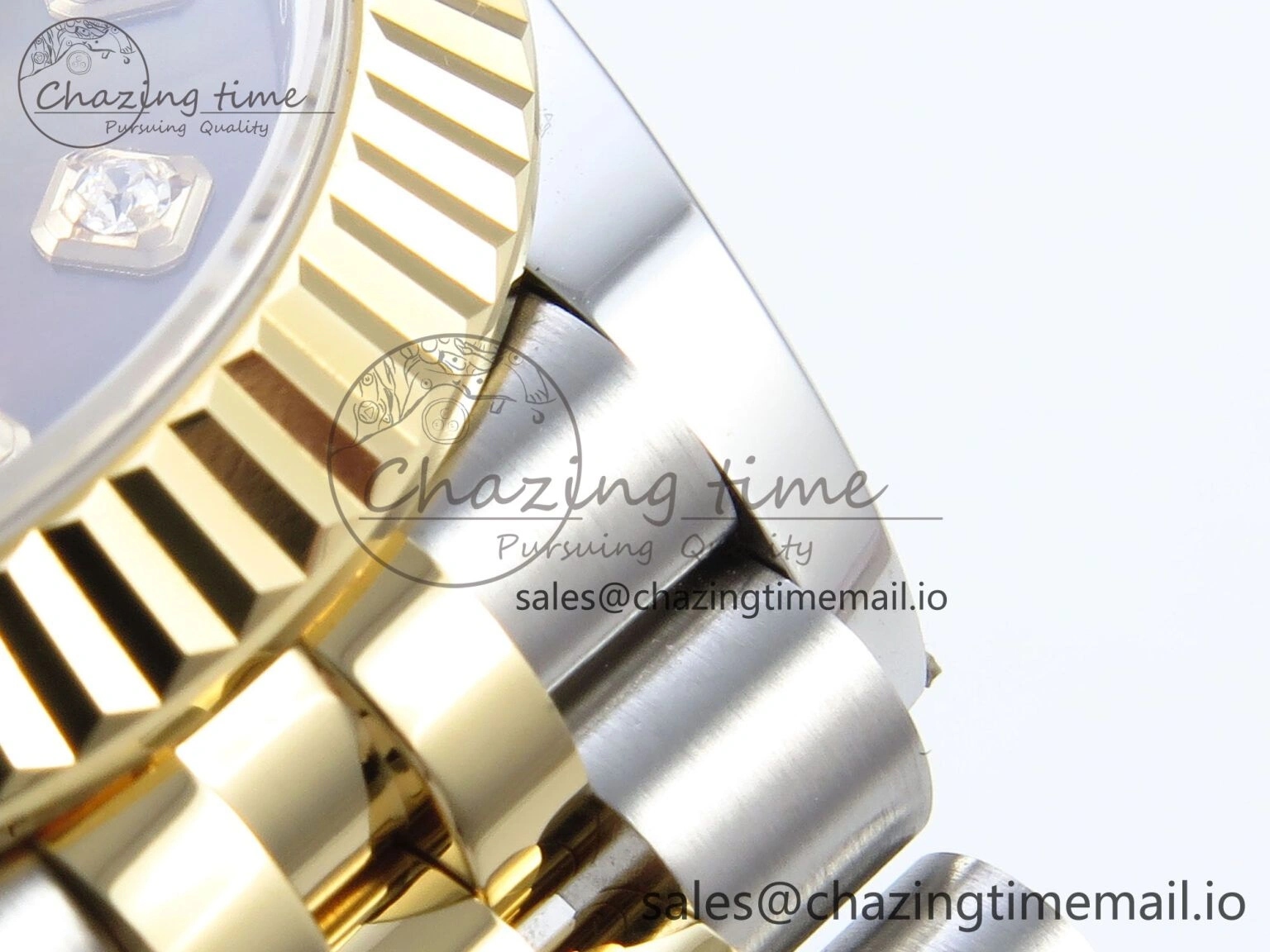 DateJust 31 278273 ARF 1:1 Best Edition 904L Steel Brown Diamonds Dial on SS YG Jubilee Bracelet ETA BestValue 566