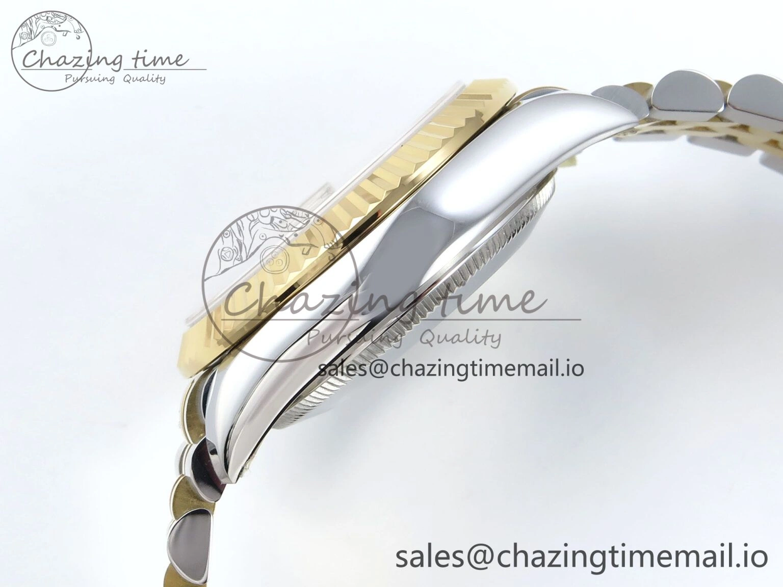 ZeroBulk DateJust 31 278273 ARF 1:1 Best Edition 904L Steel Gray Roman Diamonds Dial on SS YG Jubilee Bracelet ETA 564