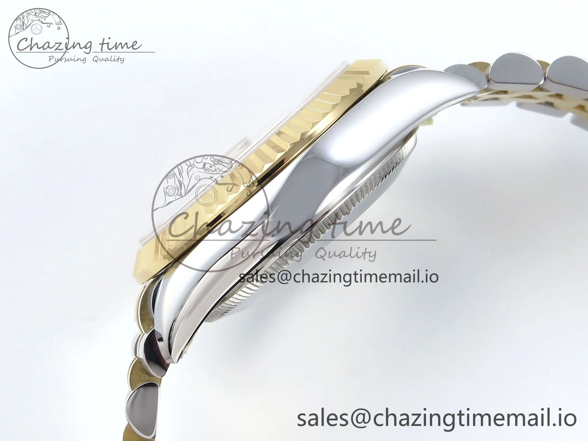 ZeroBulk DateJust 31 278273 ARF 1:1 Best Edition 904L Steel Gray Roman Diamonds Dial on SS YG Jubilee Bracelet ETA 564