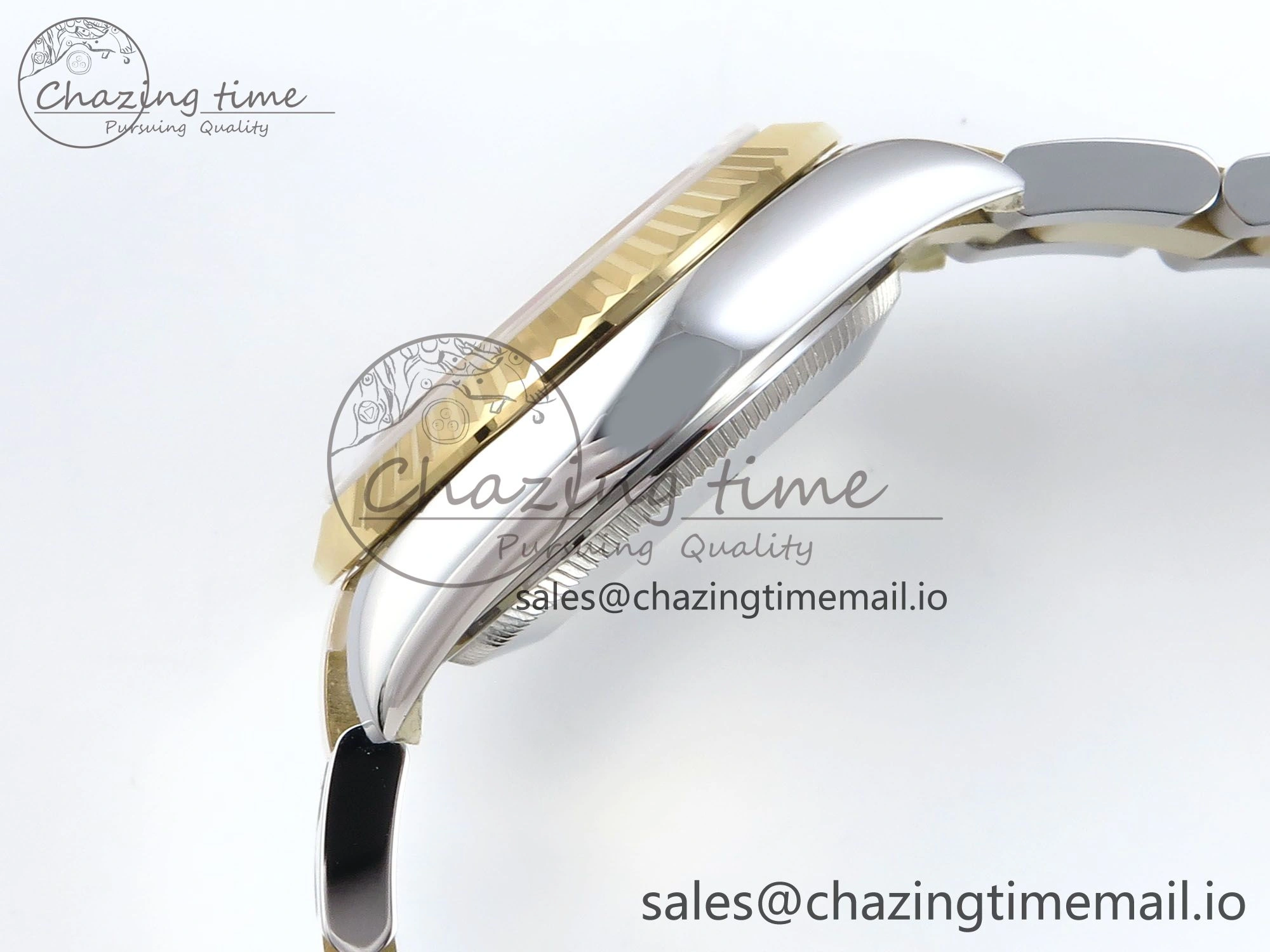 DateJust 31 278273 ARF 1:1 Best Edition 904L Steel Gray Roman Diamonds Dial on SS YG Oyster Bracelet ETA Functional 575