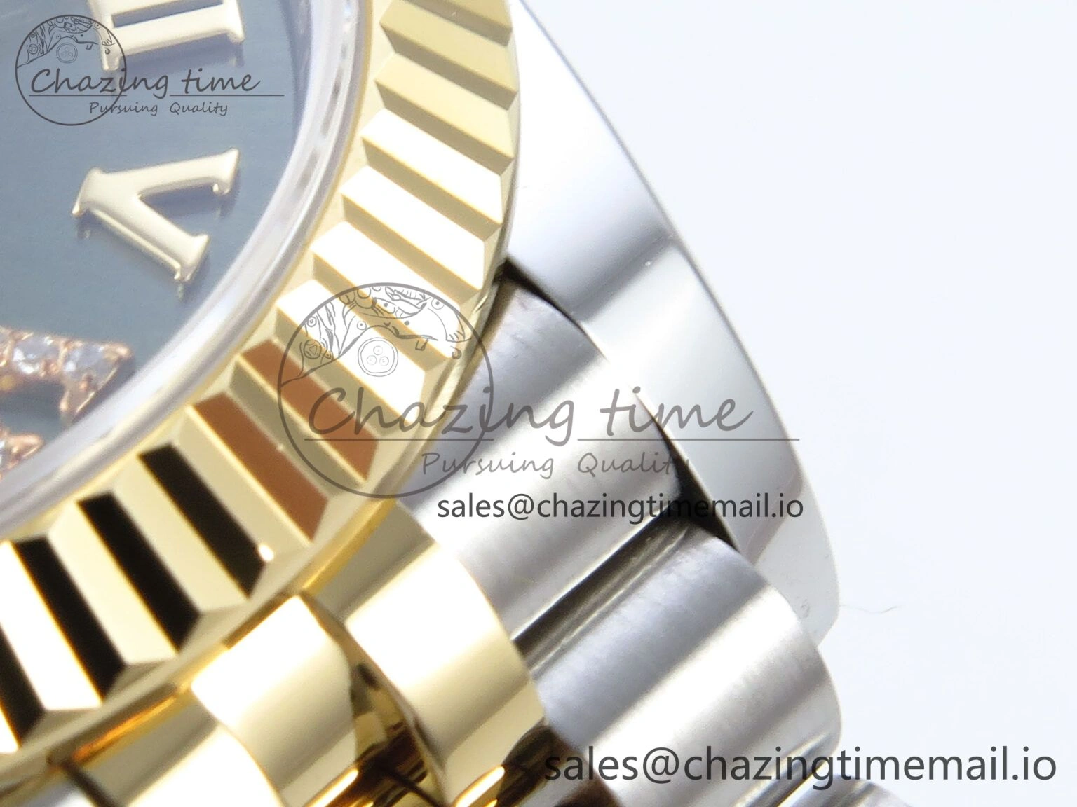 FastDry DateJust 31 278273 ARF 1:1 Best Edition 904L Steel Green Roman Diamonds Dial on SS YG Jubilee Bracelet ETA 572
