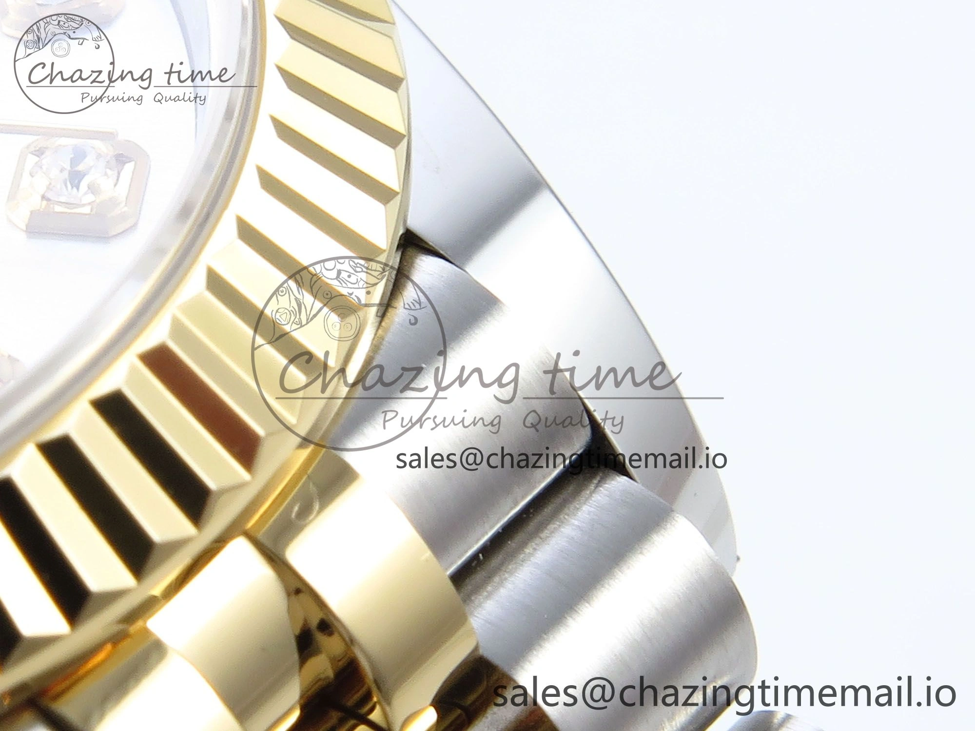 Durable DateJust 31 278273 ARF 1:1 Best Edition 904L Steel Silver Diamonds Dial on SS YG Jubilee Bracelet ETA 571