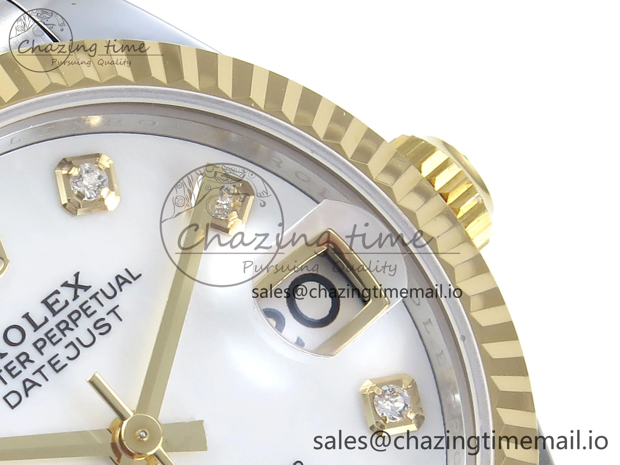 DateJust 31 278273 ARF 1:1 Best Edition 904L Steel White MOP Diamonds Dial on SS YG Jubilee Bracelet ETA UrbanStyle 574