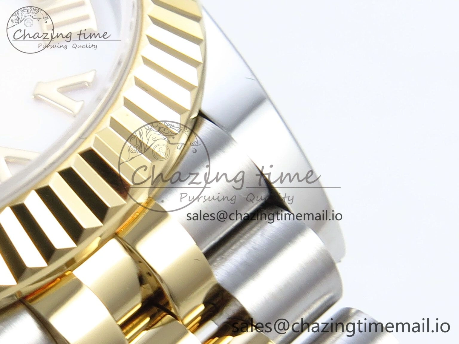 Lightweight DateJust 31 278273 ARF 1:1 Best Edition 904L Steel White Roman Dial on SS YG Jubilee Bracelet ETA 568