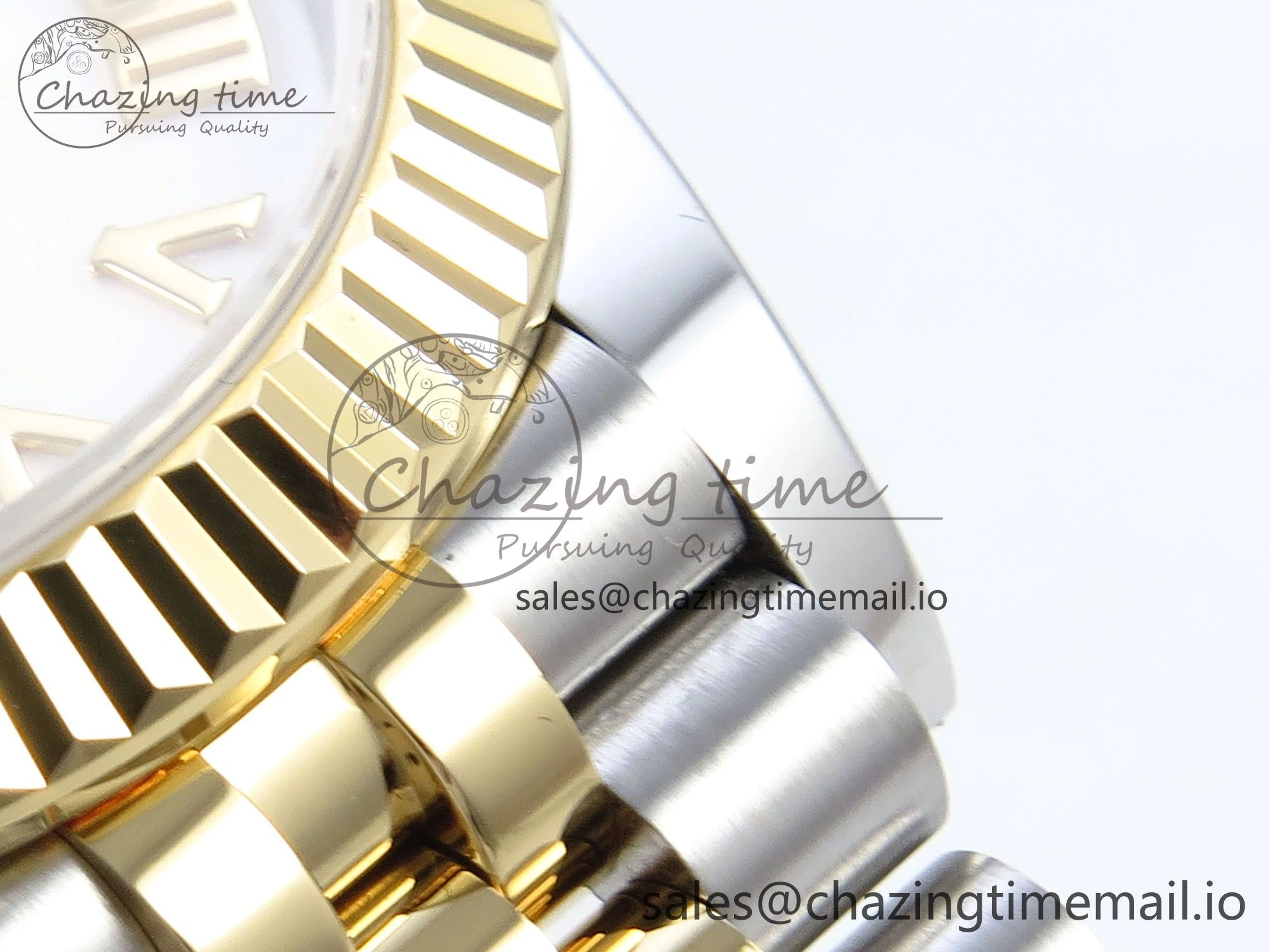 Lightweight DateJust 31 278273 ARF 1:1 Best Edition 904L Steel White Roman Dial on SS YG Jubilee Bracelet ETA 568