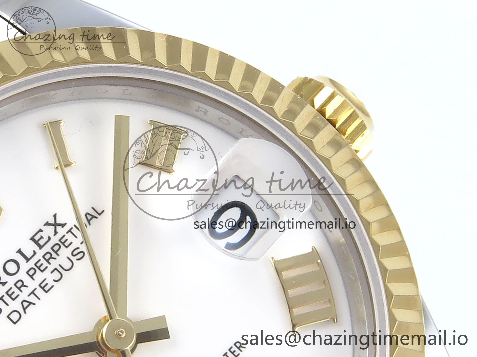 DateJust 31 278273 ARF 1:1 Best Edition 904L Steel White Roman Dial on SS YG Oyster Bracelet ETA Contemporary 578