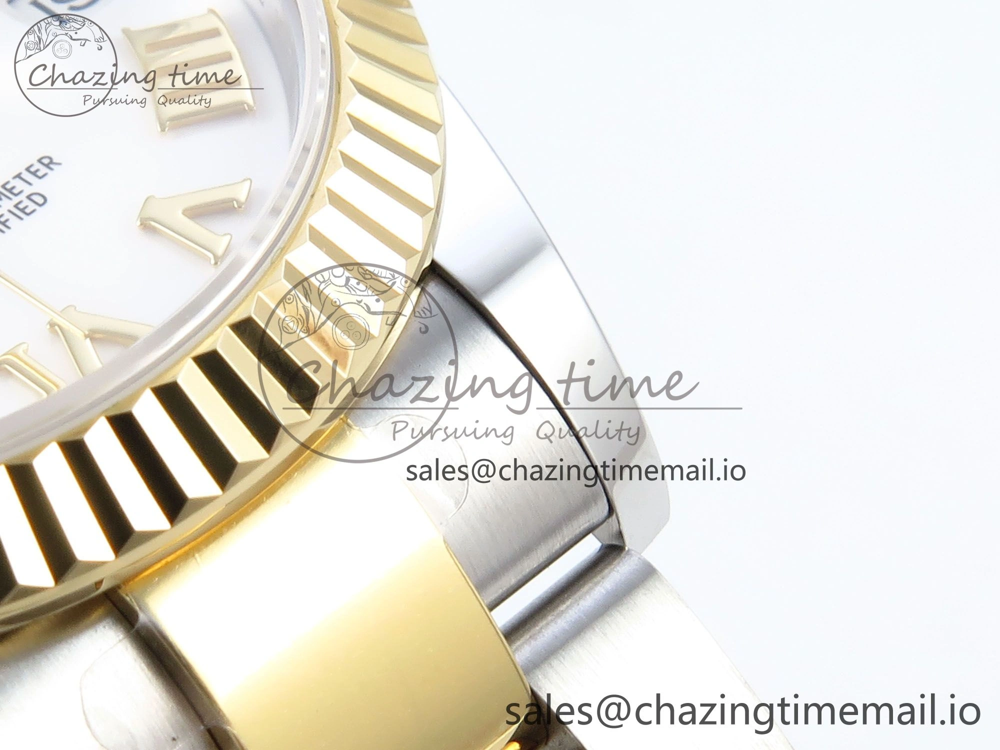 DateJust 31 278273 ARF 1:1 Best Edition 904L Steel White Roman Dial on SS YG Oyster Bracelet ETA Contemporary 578
