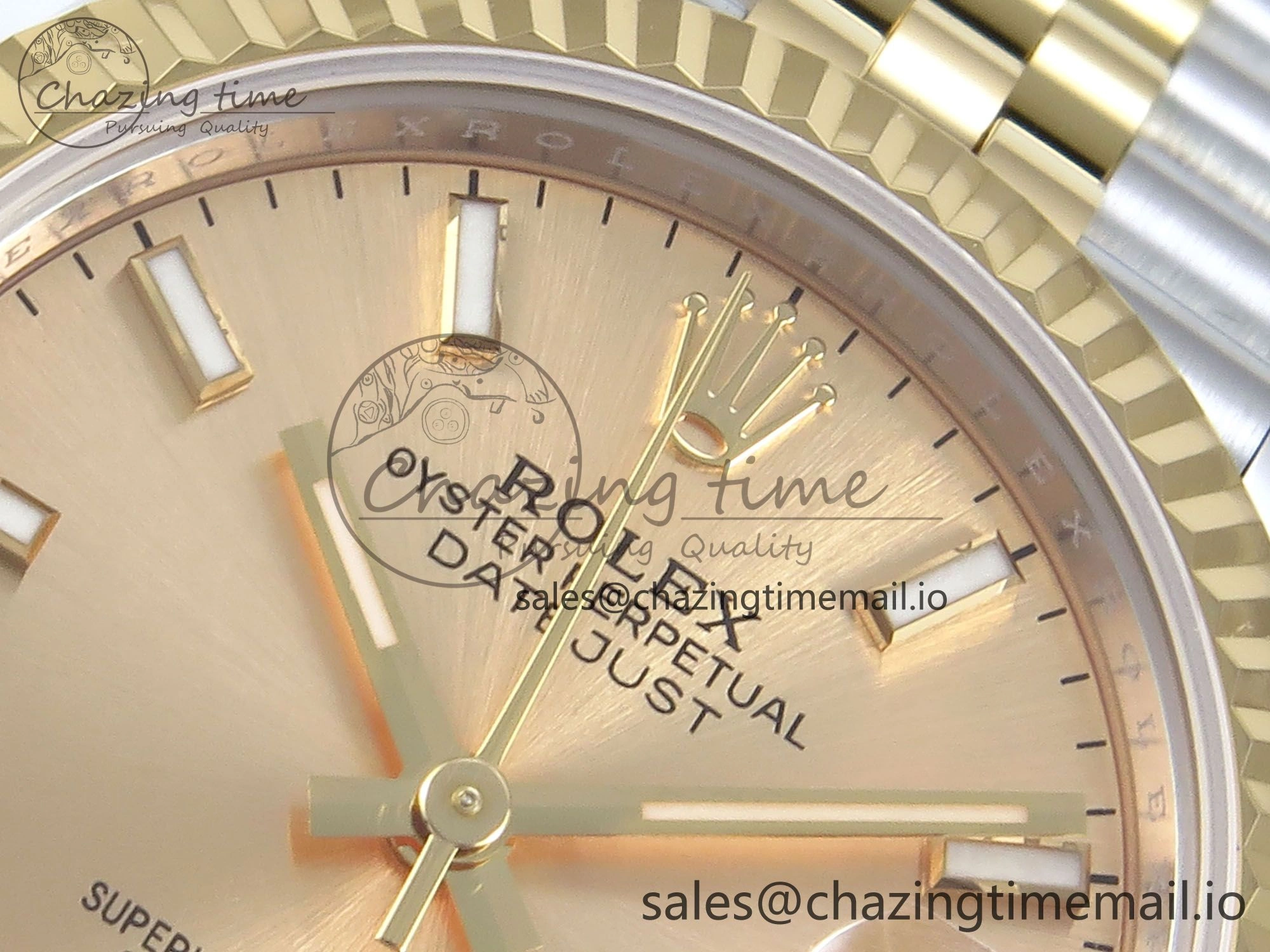 DateJust 31 278273 ARF 1:1 Best Edition 904L Steel YG Dial Stick Marker on SS YG Jubilee Bracelet ETA Upgraded 573