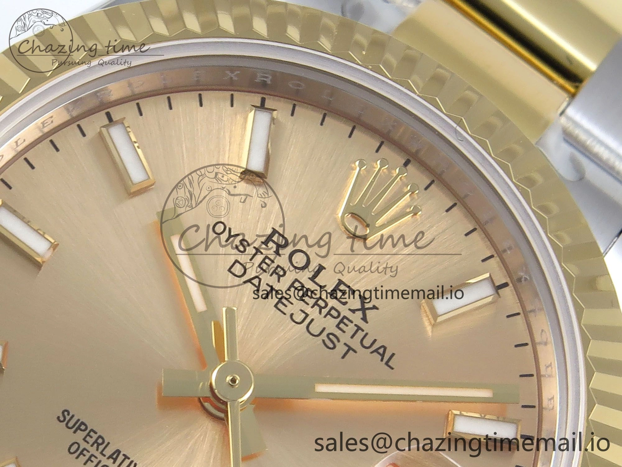 DateJust 31 278273 ARF 1:1 Best Edition 904L Steel YG Dial Stick Marker on SS YG Oyster Bracelet ETA FashionForward 584
