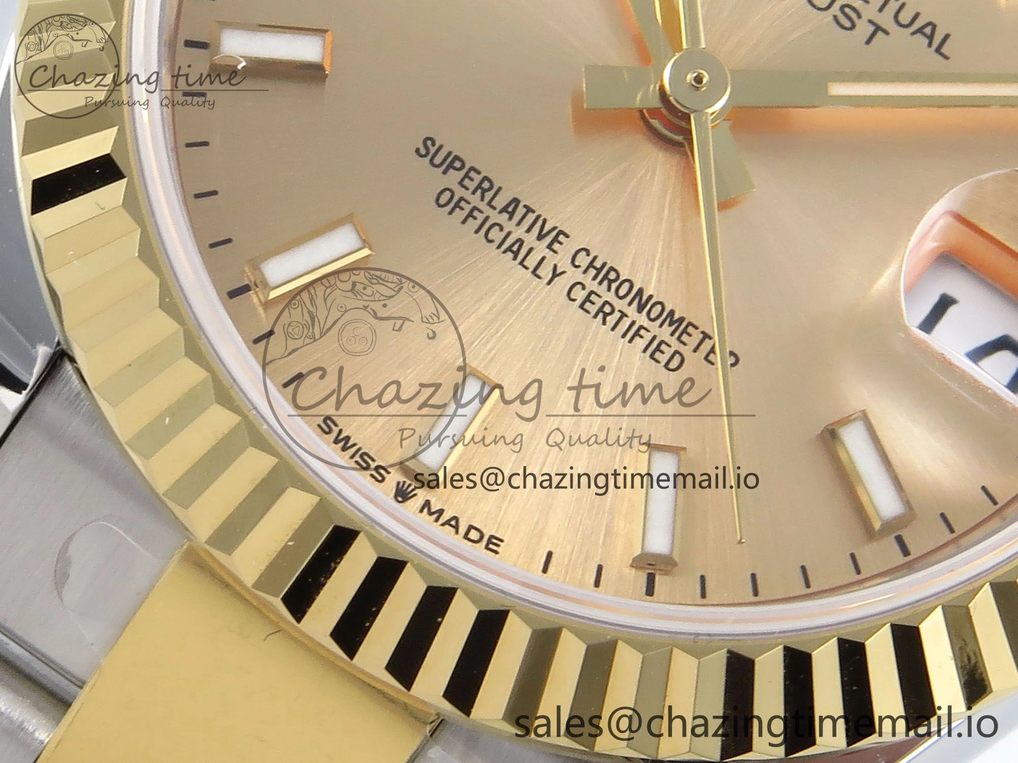 DateJust 31 278273 ARF 1:1 Best Edition 904L Steel YG Dial Stick Marker on SS YG Oyster Bracelet ETA FashionForward 584