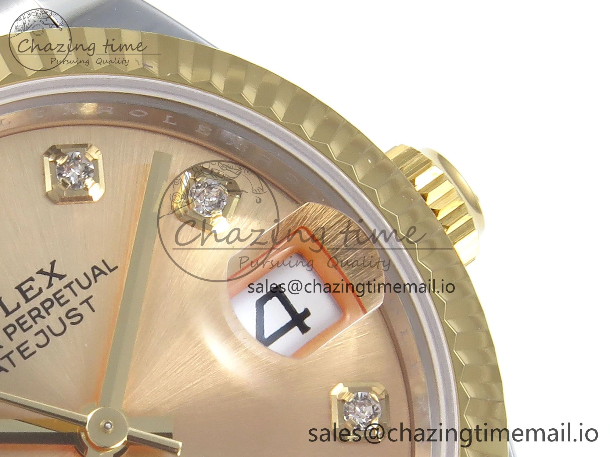 Sporty DateJust 31 278273 ARF 1:1 Best Edition 904L Steel YG Diamonds Dial on SS YG Jubilee Bracelet ETA 567