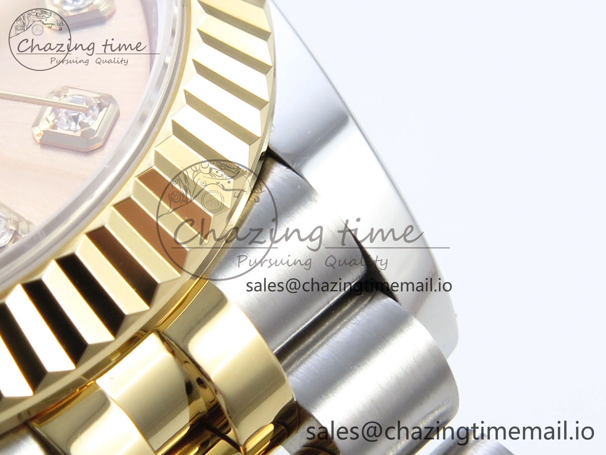 Sporty DateJust 31 278273 ARF 1:1 Best Edition 904L Steel YG Diamonds Dial on SS YG Jubilee Bracelet ETA 567
