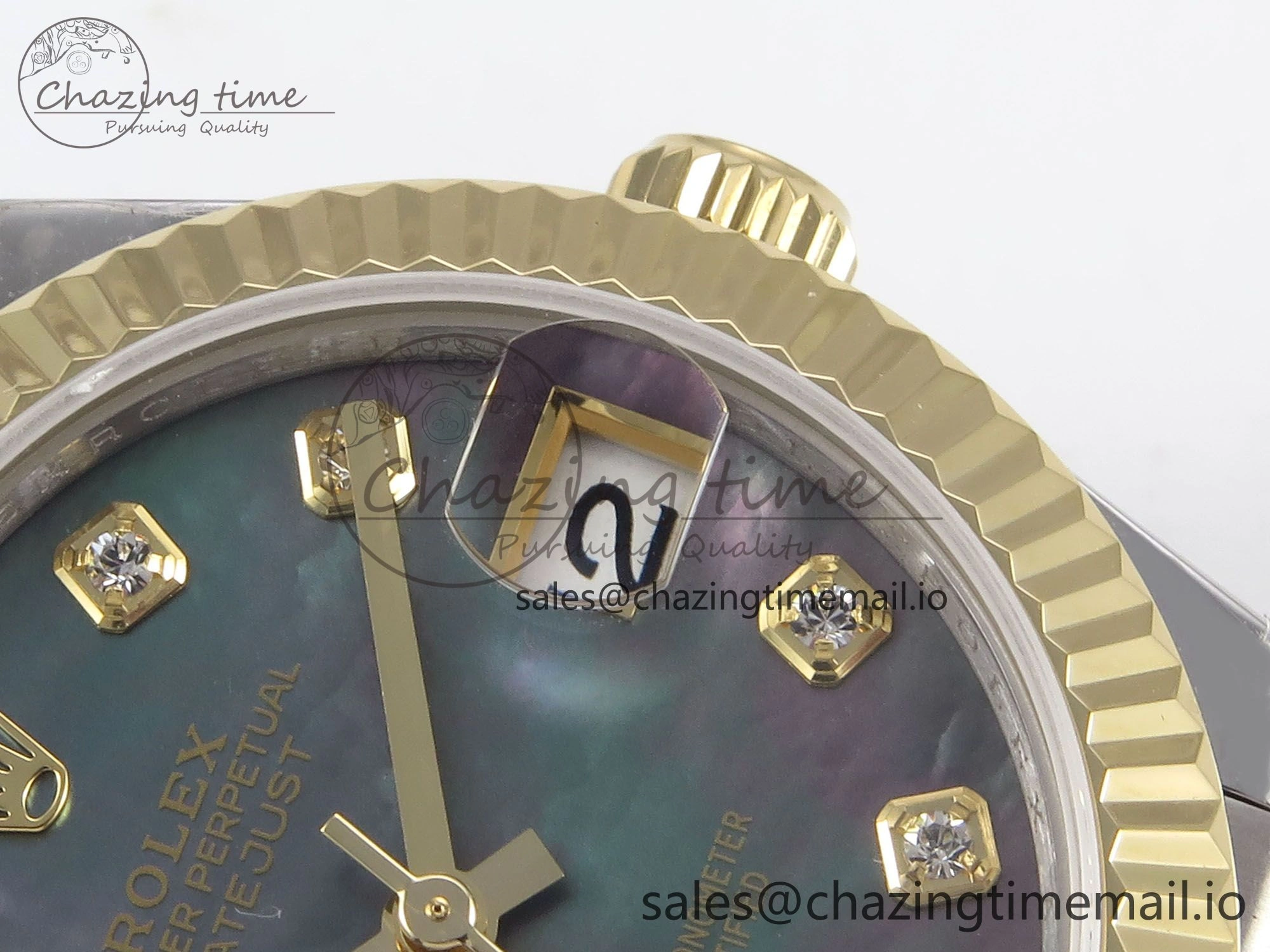DateJust 31 278273 SS YG GMF 1:1 Best Edition 904L Steel Meteorite Diamonds Dial on Jubilee Bracelet A Stylish 1153