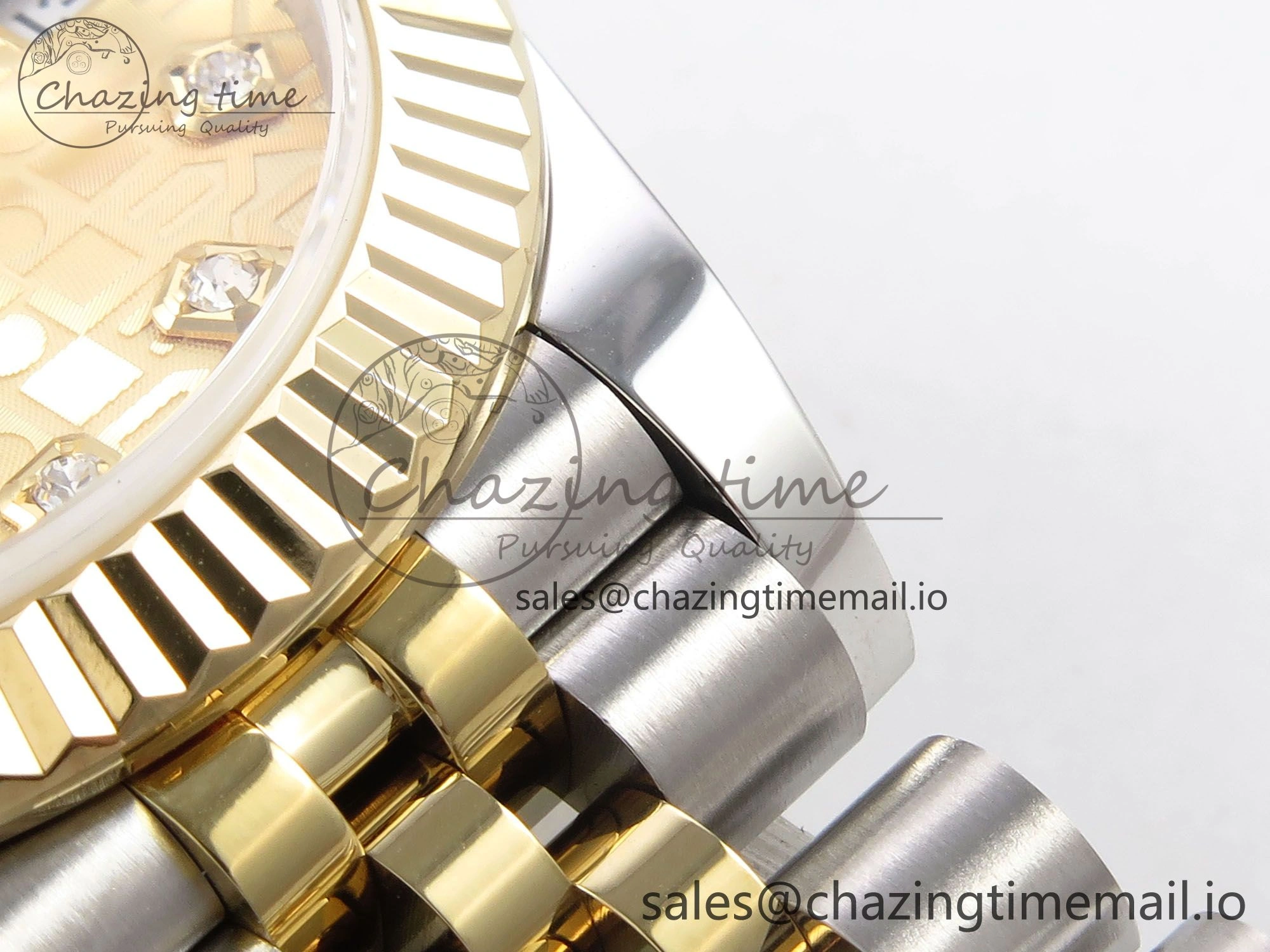 DateJust 31 278273 SS YG GMF 1:1 Best Edition 904L Steel Rolxx YG Diamonds Dial on Jubilee Bracelet A TravelReady 1150