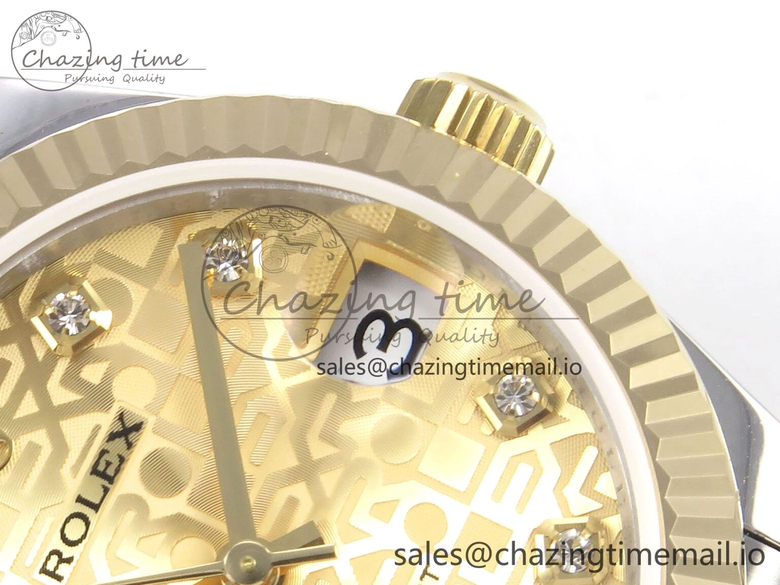DateJust 31 278273 SS YG GMF 1:1 Best Edition 904L Steel Rolxx YG Diamonds Dial on Jubilee Bracelet A TravelReady 1150