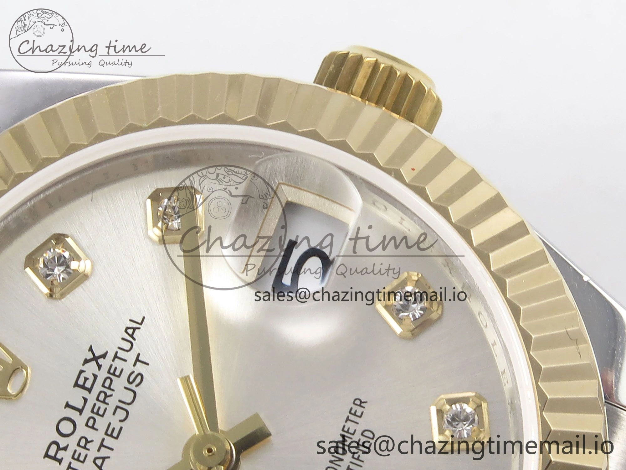 NewStyle DateJust 31 278273 SS YG GMF 1:1 Best Edition 904L Steel Silver Diamonds Dial on Jubilee Bracelet A 1151