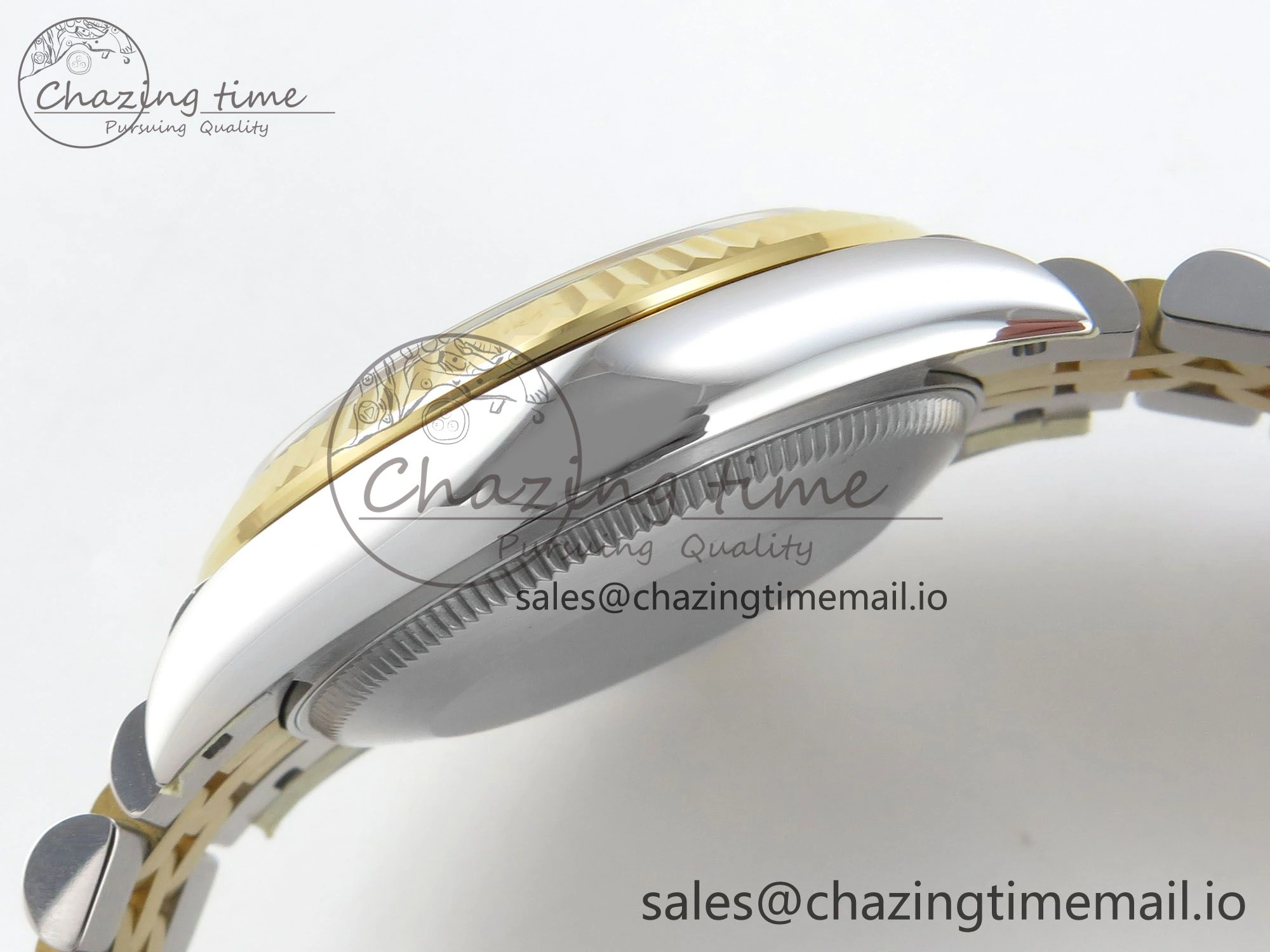 TechFriendly DateJust 31 278273 THBF 1:1 Best Edition 904L Steel White Diamonds Dial on SS YG Jubilee Bracelet HZ Cal. 15