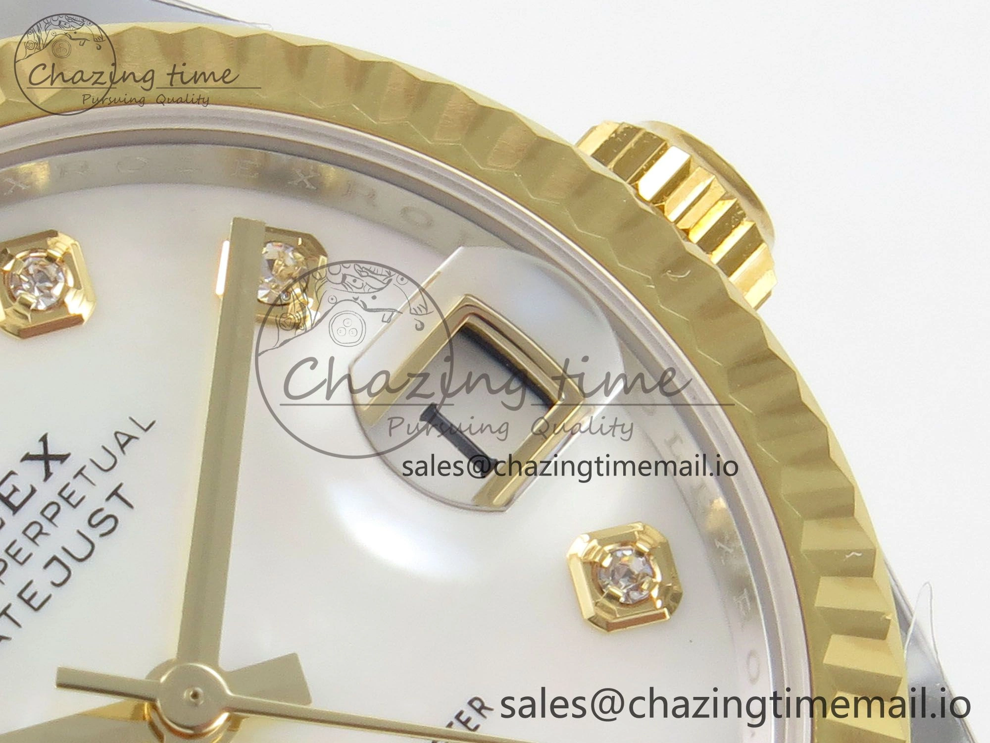 TechFriendly DateJust 31 278273 THBF 1:1 Best Edition 904L Steel White Diamonds Dial on SS YG Jubilee Bracelet HZ Cal. 15