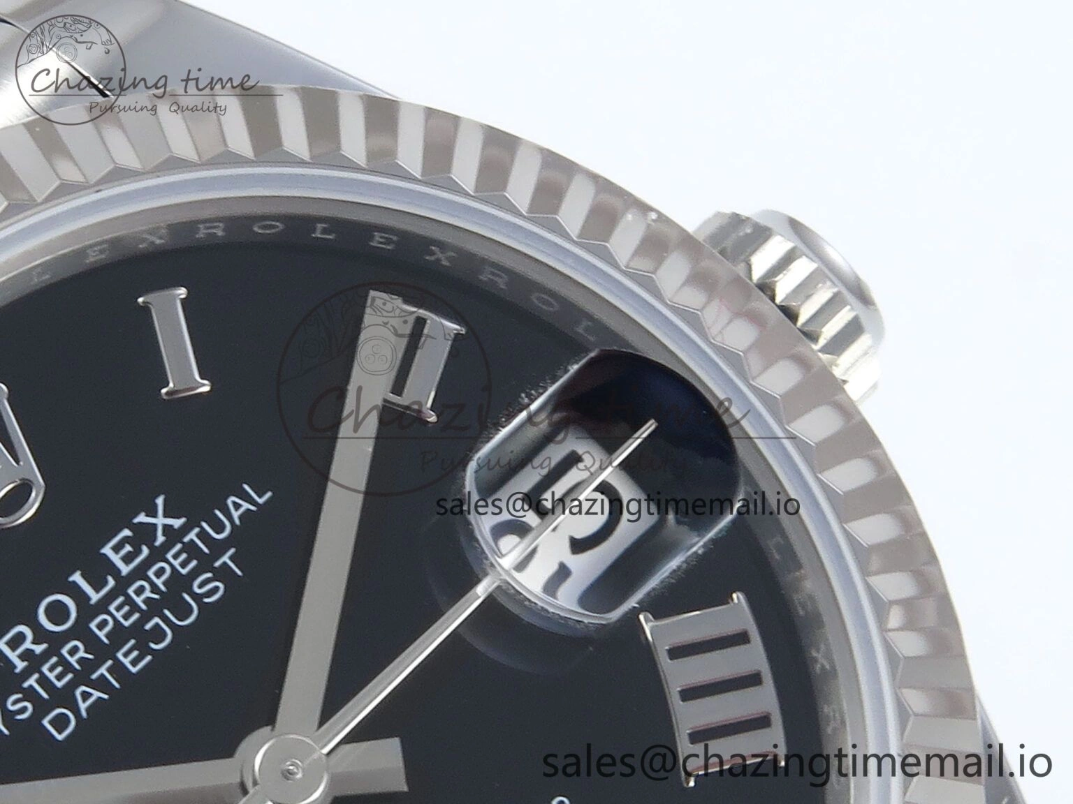 DateJust 31 278274 ARF 1:1 Best Edition 904L Steel Black Roman Dial on SS Jubilee Bracelet ETA FastDry 533