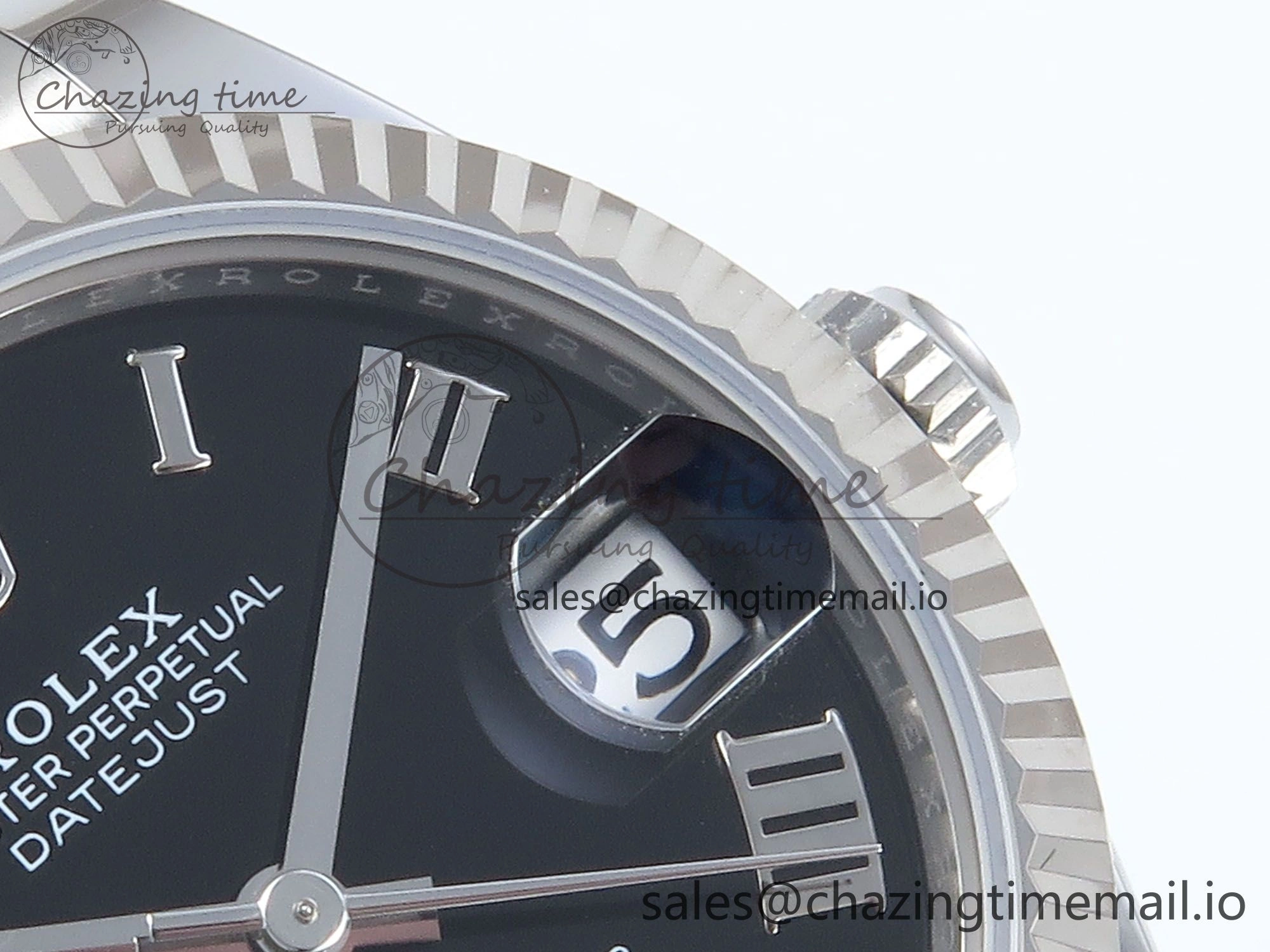 Comfortable DateJust 31 278274 ARF 1:1 Best Edition 904L Steel Black Roman Dial on SS Oyster Bracelet ETA 551