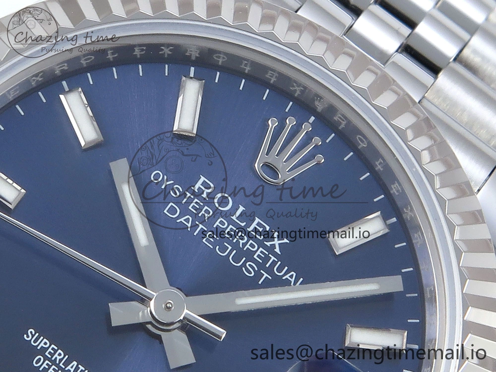DateJust 31 278274 ARF 1:1 Best Edition 904L Steel Blue Dial Stick Marker on SS Jubilee Bracelet ETA Timeless 539