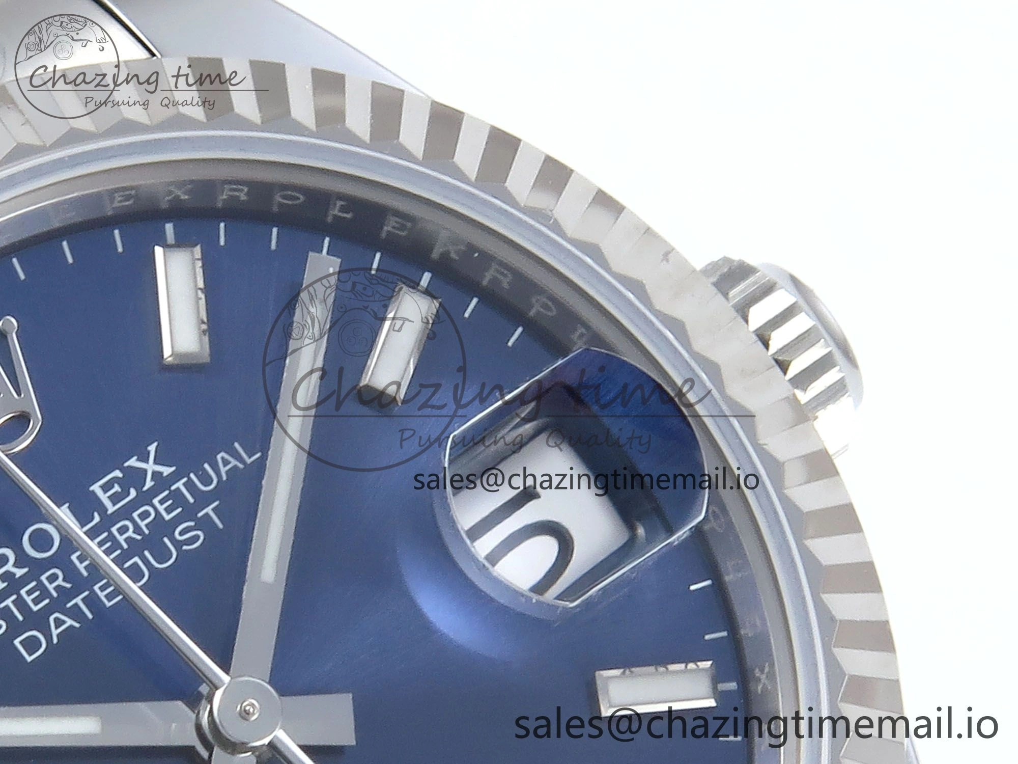 Packable DateJust 31 278274 ARF 1:1 Best Edition 904L Steel Blue Dial Stick Marker on SS Oyster Bracelet ETA 554