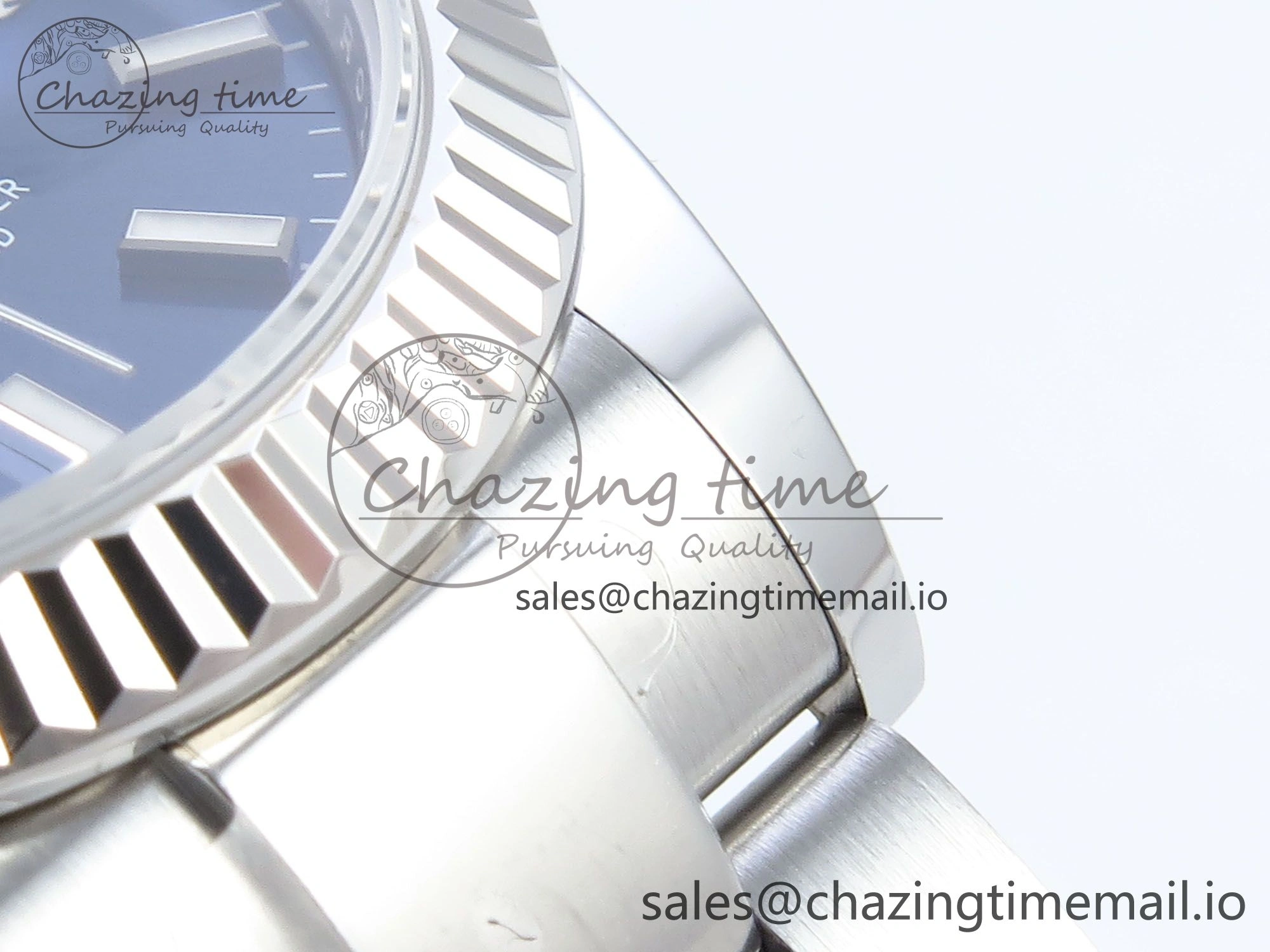 Packable DateJust 31 278274 ARF 1:1 Best Edition 904L Steel Blue Dial Stick Marker on SS Oyster Bracelet ETA 554