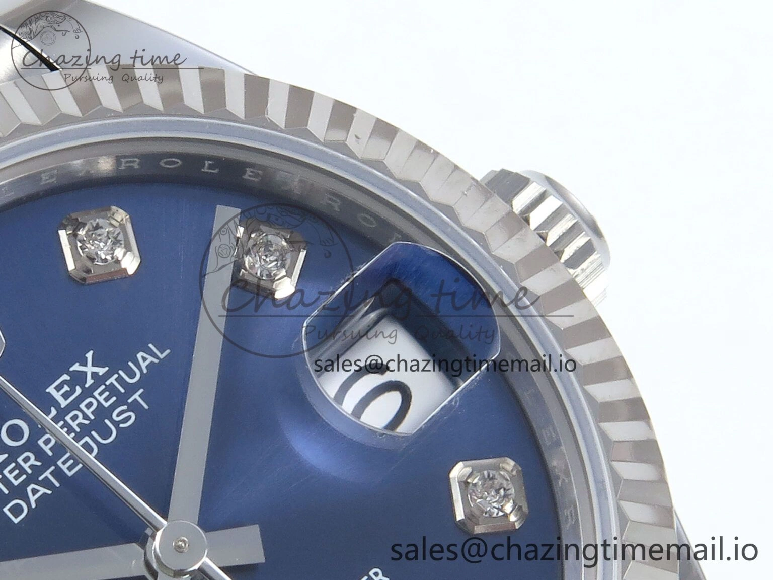 Versatile DateJust 31 278274 ARF 1:1 Best Edition 904L Steel Blue Diamonds Dial on SS Jubilee Bracelet ETA 535