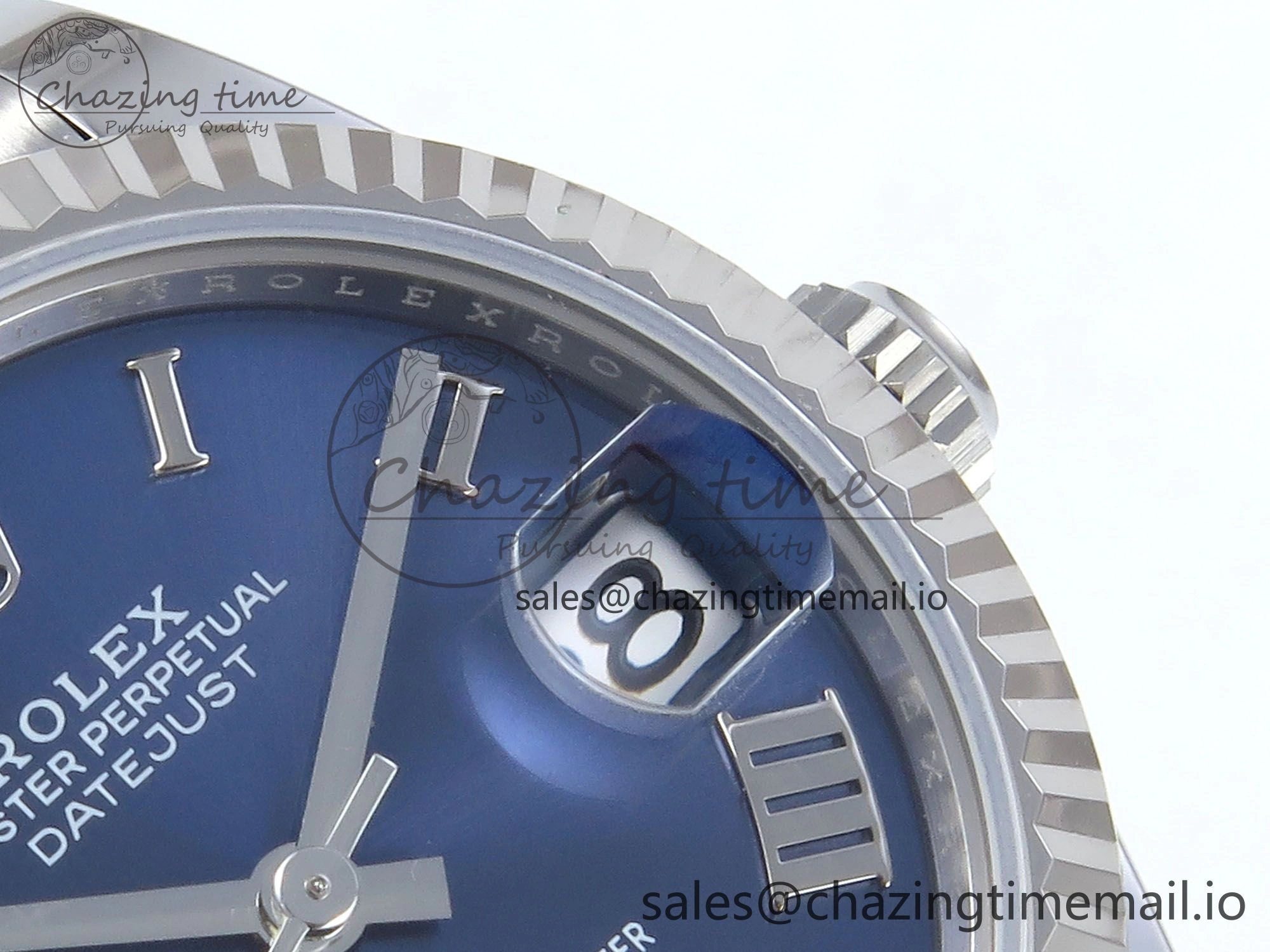 Practical DateJust 31 278274 ARF 1:1 Best Edition 904L Steel Blue Roman Dial on SS Jubilee Bracelet ETA 536