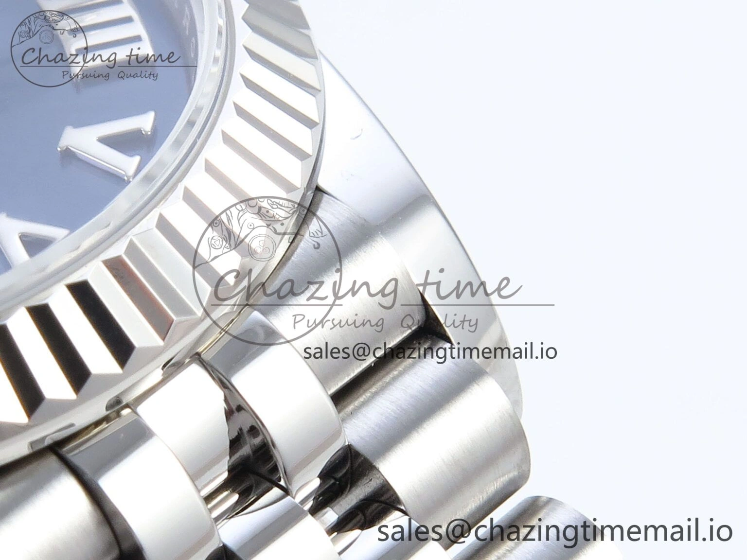 Practical DateJust 31 278274 ARF 1:1 Best Edition 904L Steel Blue Roman Dial on SS Jubilee Bracelet ETA 536