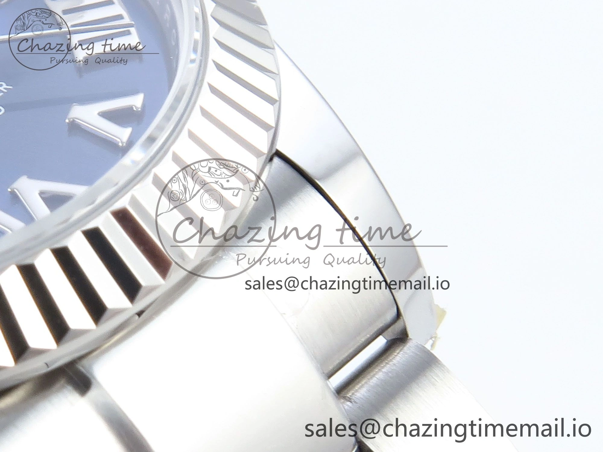 DateJust 31 278274 ARF 1:1 Best Edition 904L Steel Blue Roman Dial on SS Oyster Bracelet ETA Compact 553