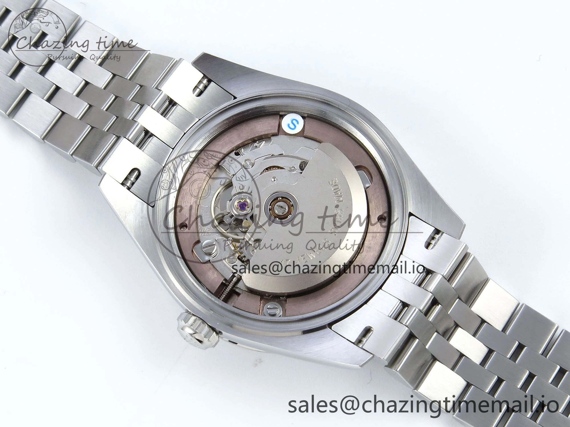 OnTrend DateJust 31 278274 ARF 1:1 Best Edition 904L Steel Gray Dial Stick Marker on SS Jubilee Bracelet ETA 545