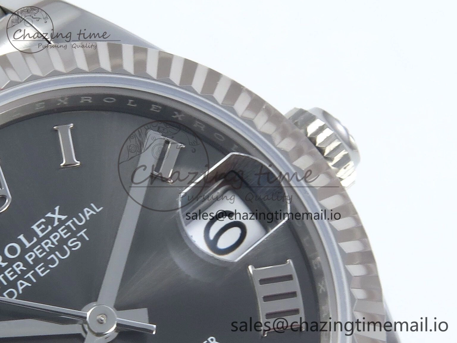 DateJust 31 278274 ARF 1:1 Best Edition 904L Steel Gray Roman Diamonds Dial on SS Jubilee Bracelet ETA Versatile 534
