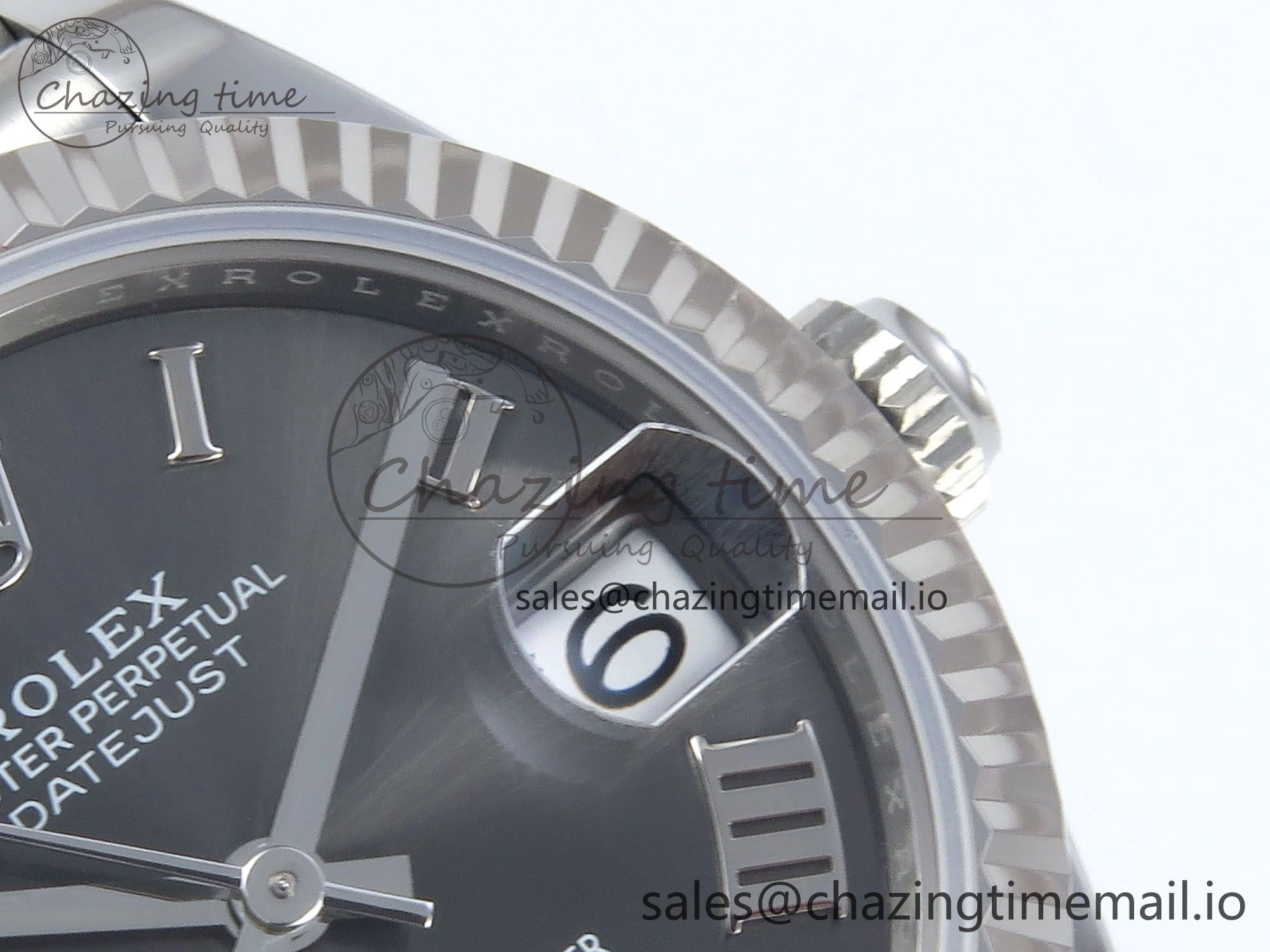 DateJust 31 278274 ARF 1:1 Best Edition 904L Steel Gray Roman Diamonds Dial on SS Jubilee Bracelet ETA Versatile 534