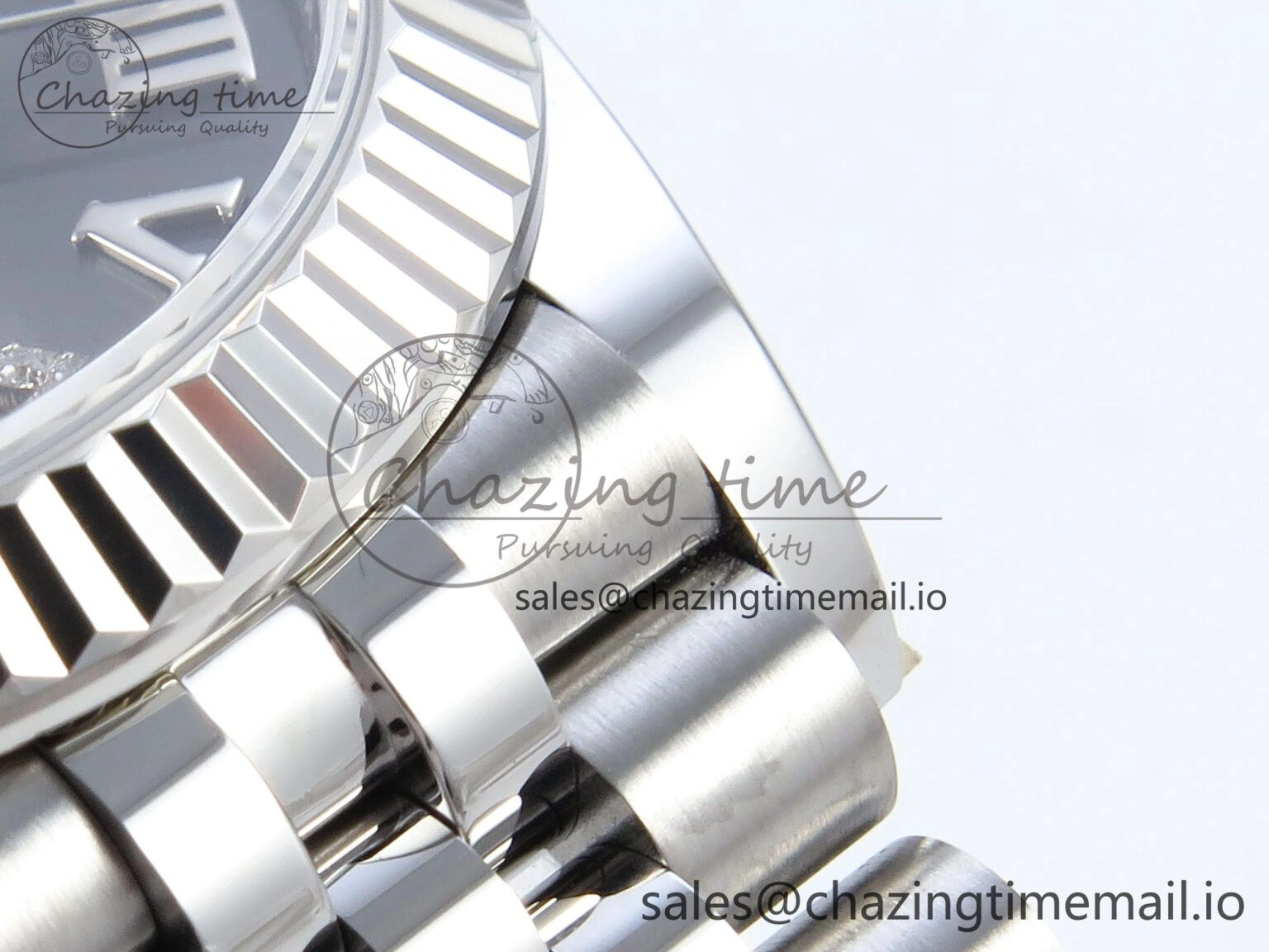 DateJust 31 278274 ARF 1:1 Best Edition 904L Steel Gray Roman Diamonds Dial on SS Jubilee Bracelet ETA Versatile 534