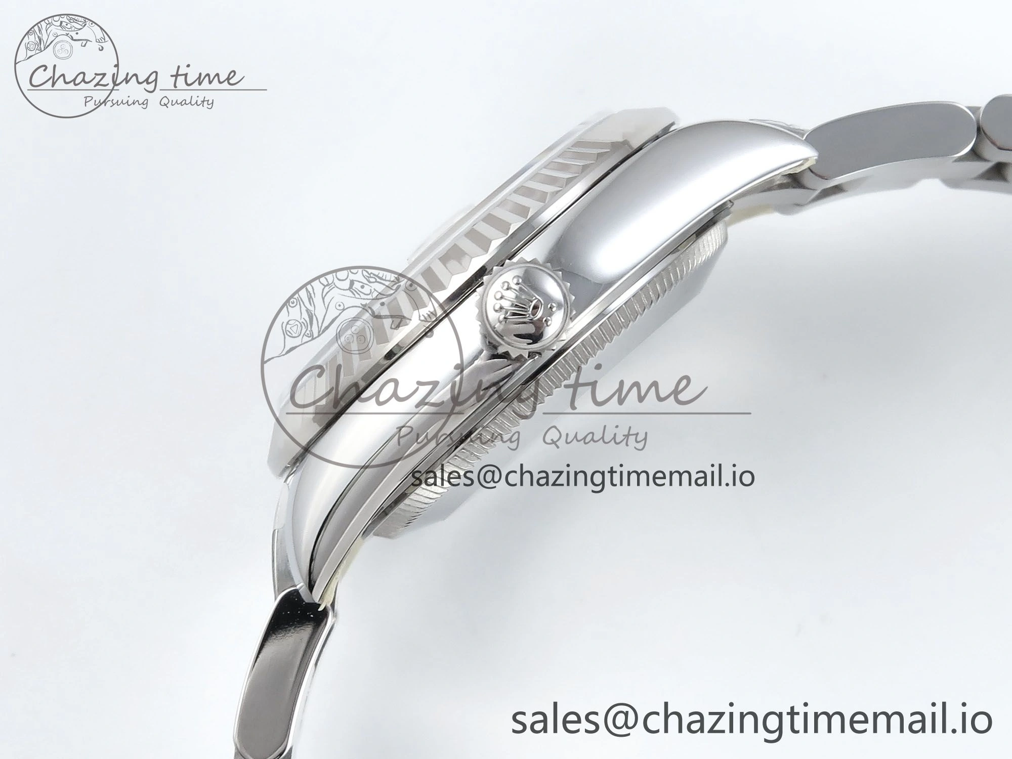 DateJust 31 278274 ARF 1:1 Best Edition 904L Steel Gray Roman Diamonds Dial on SS Oyster Bracelet ETA Compact 550