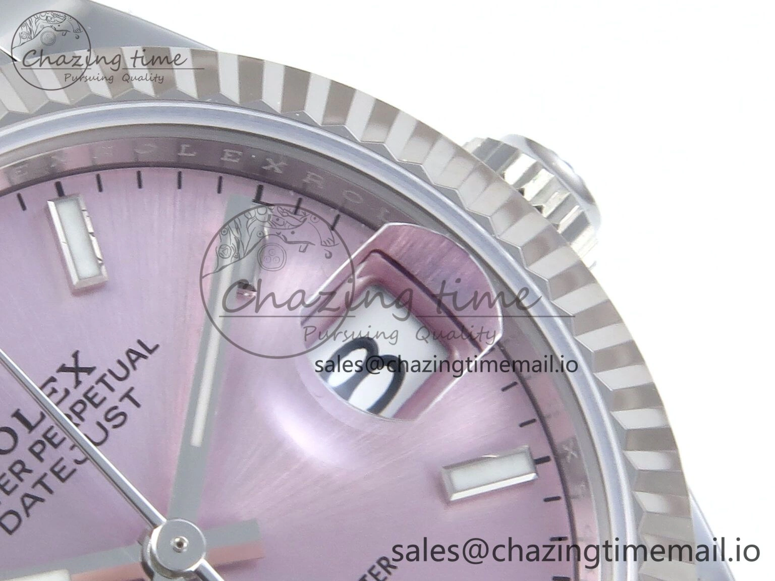 DateJust 31 278274 ARF 1:1 Best Edition 904L Steel Pink Dial Stick Marker on SS Jubilee Bracelet ETA ZeroBulk 546