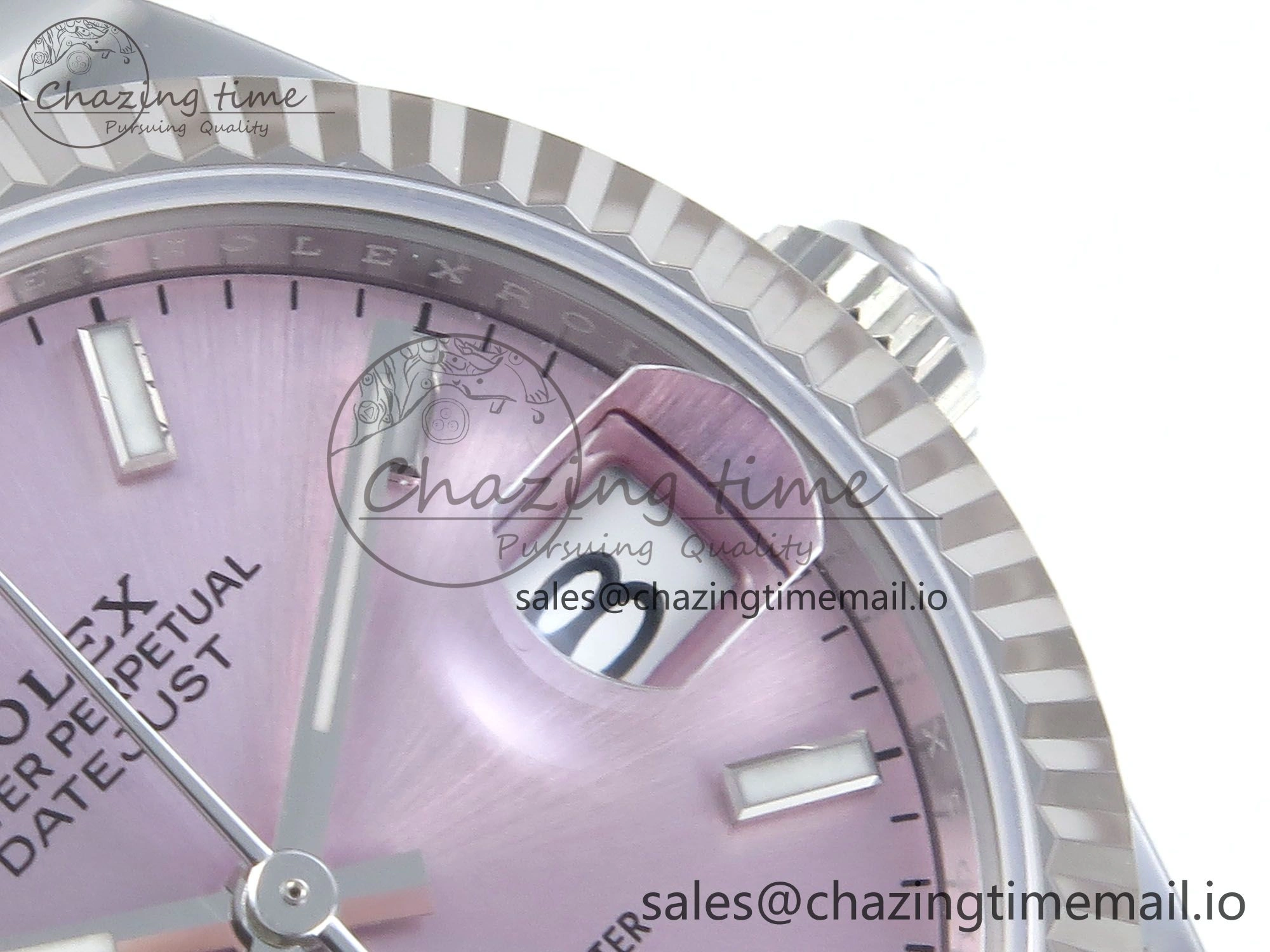 DateJust 31 278274 ARF 1:1 Best Edition 904L Steel Pink Dial Stick Marker on SS Jubilee Bracelet ETA ZeroBulk 546