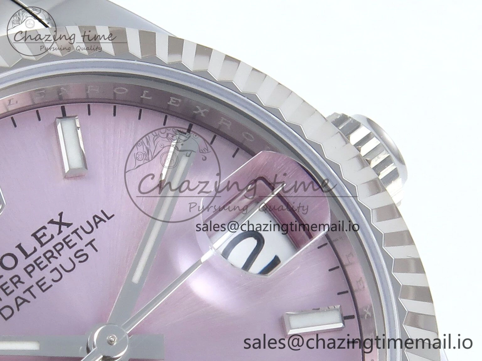DateJust 31 278274 ARF 1:1 Best Edition 904L Steel Pink Dial Stick Marker on SS Oyster Bracelet ETA Lightweight 565